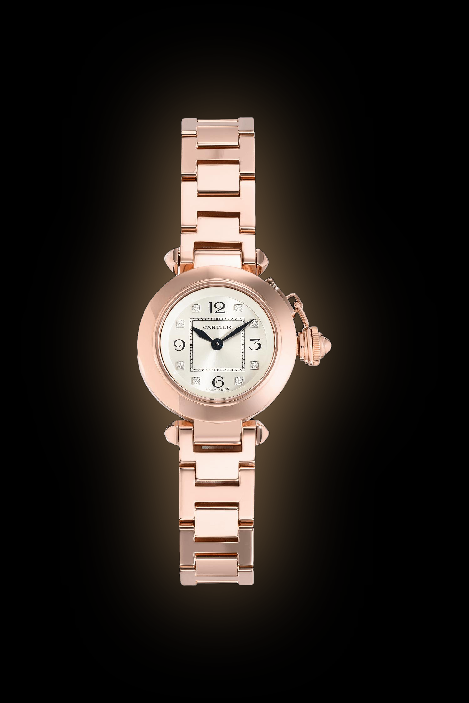 Cartier Pasha de Cartier WJ12 Mother of Pearl Dial, 18kt White