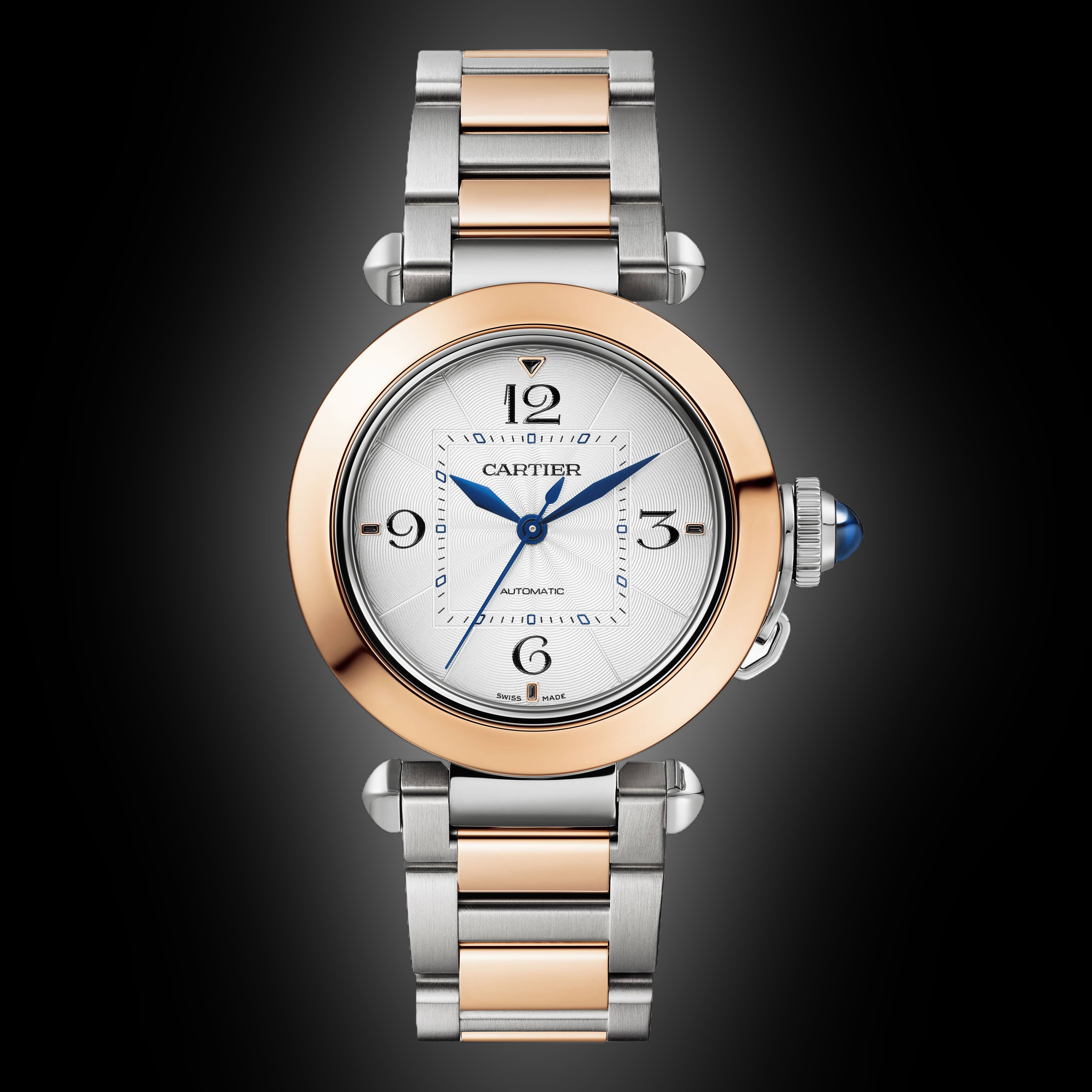 Cartier Watch Pasha de Cartier Silver Stainless Steel Review - The 2020 Pasha de Cartier Stainless Steel 41mm  main image 2