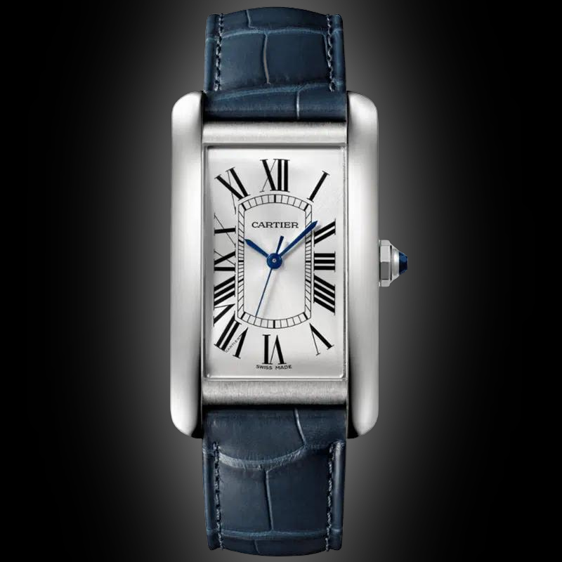 Cartier Tank Americaine WSTA Silver Dial, Stainless Steel, Self