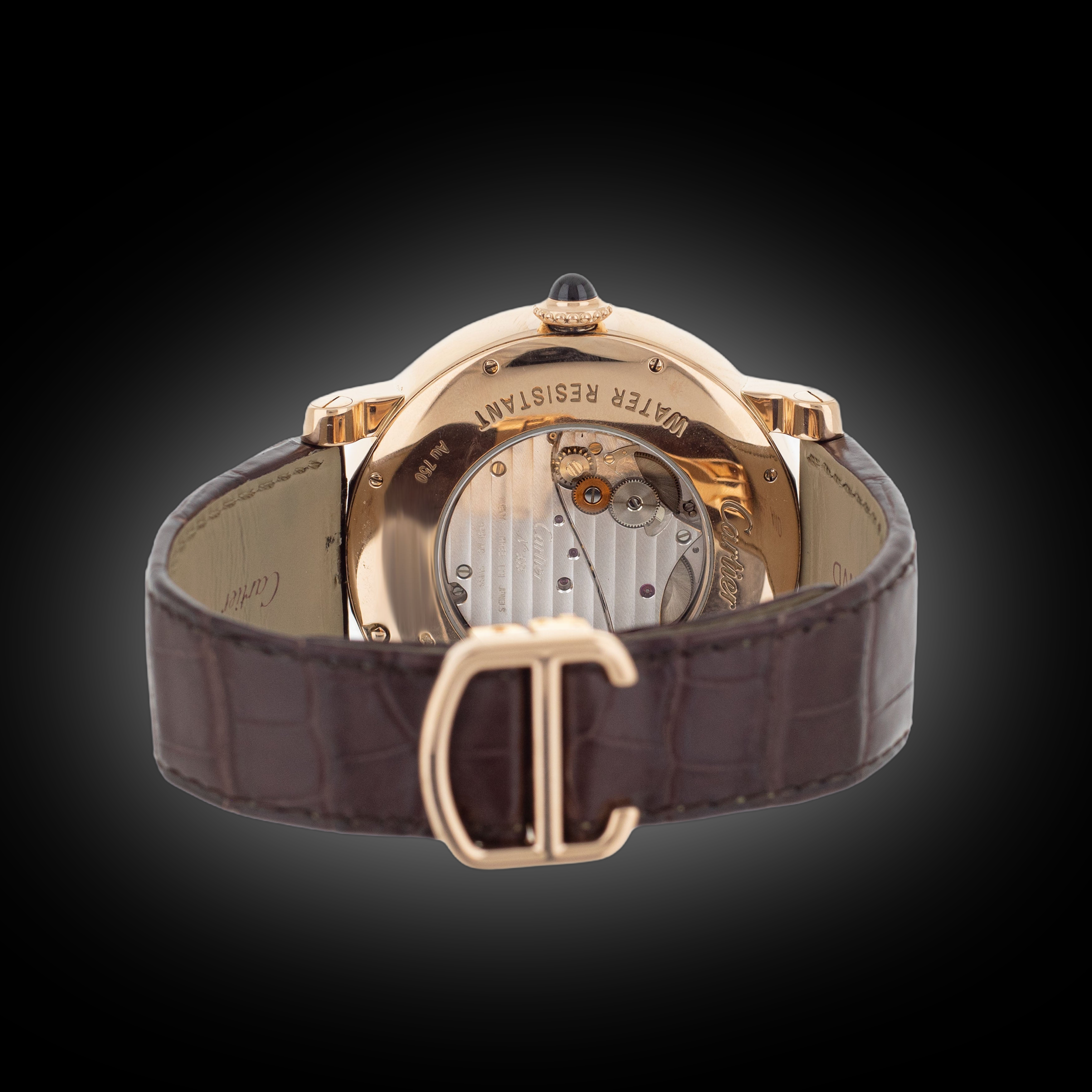 Cartier Rotonde de Cartier W155 Silver Dial, 18kt Rose Gold