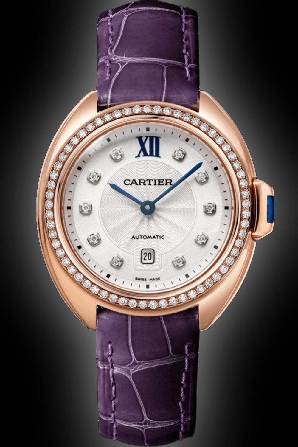 Cartier Clé de Cartier WJCL Flinquã© Sunray Dial, 18kt Rose Gold