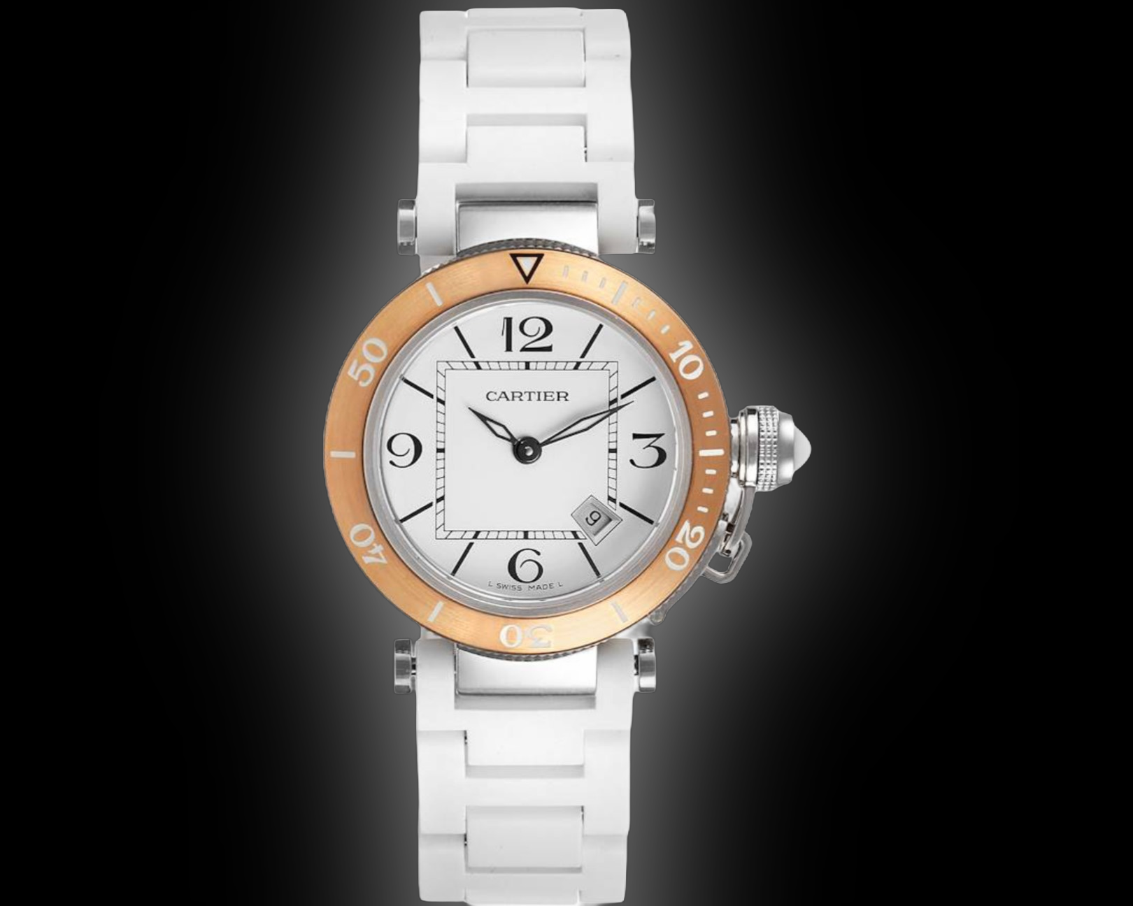 Cartier Pasha Seatimer W314 Silver Dial, Stainless Steel, mm