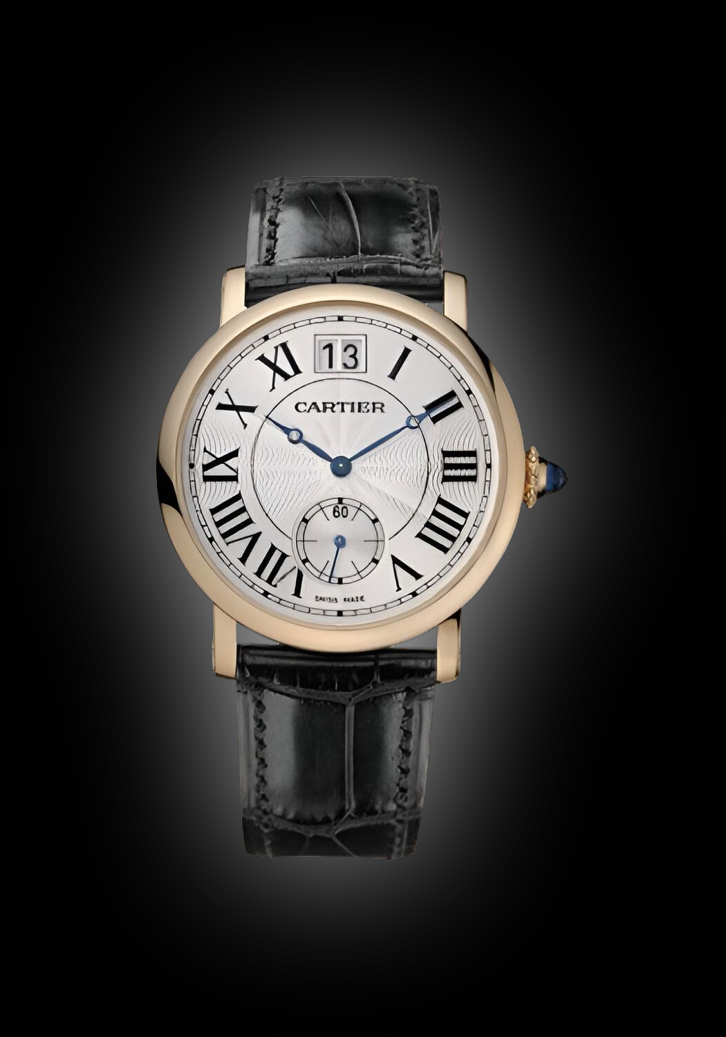 Cartier Rotonde de Cartier W155 Silver Dial, 18kt Rose Gold