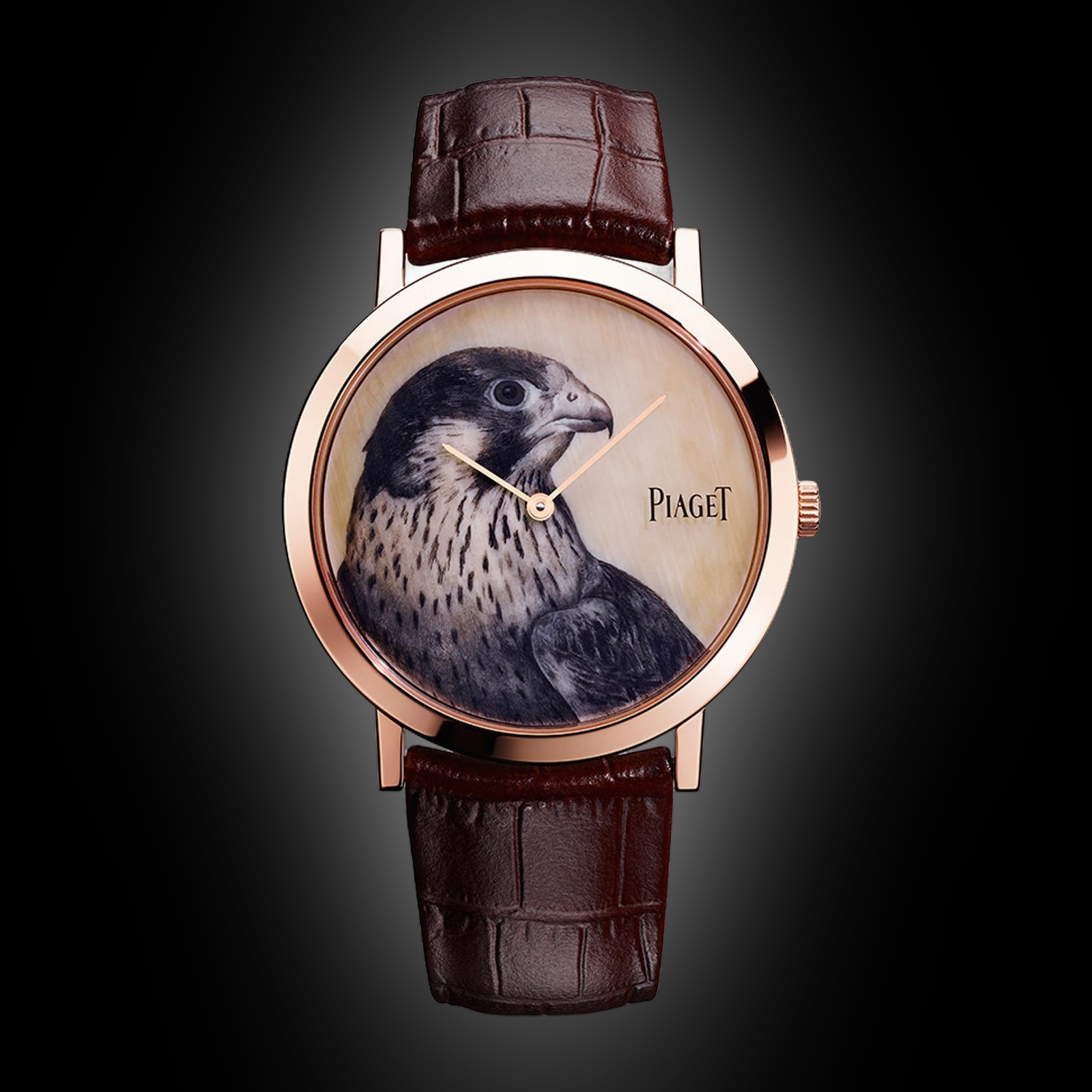 【g】アンティーク　ウサギ　　ハーマン Piaget Altiplano 40611 Falcon Dial, Pink Gold, 40.0 mm