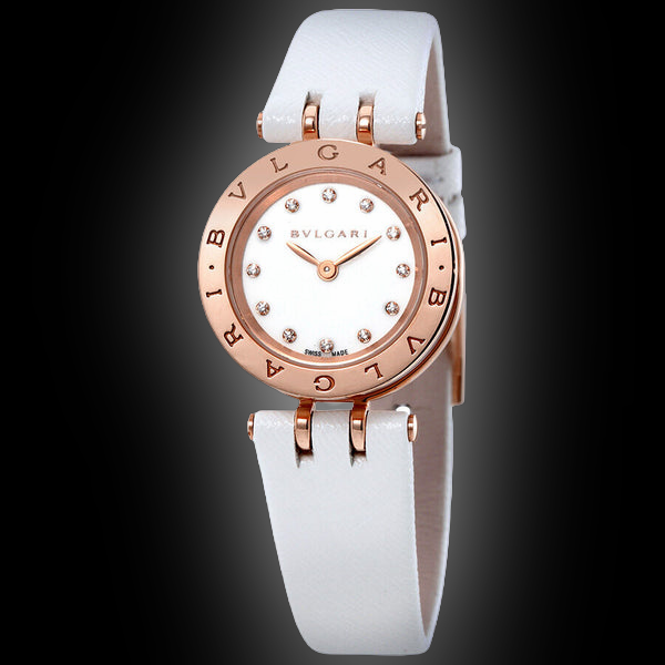Bulgari B.Zero1 White Dial, Pink Gold, 23 mm, 26280 hours, Analog