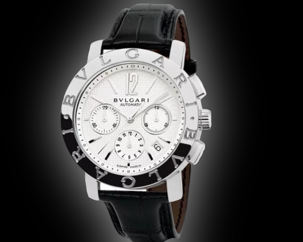 Bulgari Bulgari Bulgari White Dial, Stainless Steel Men's