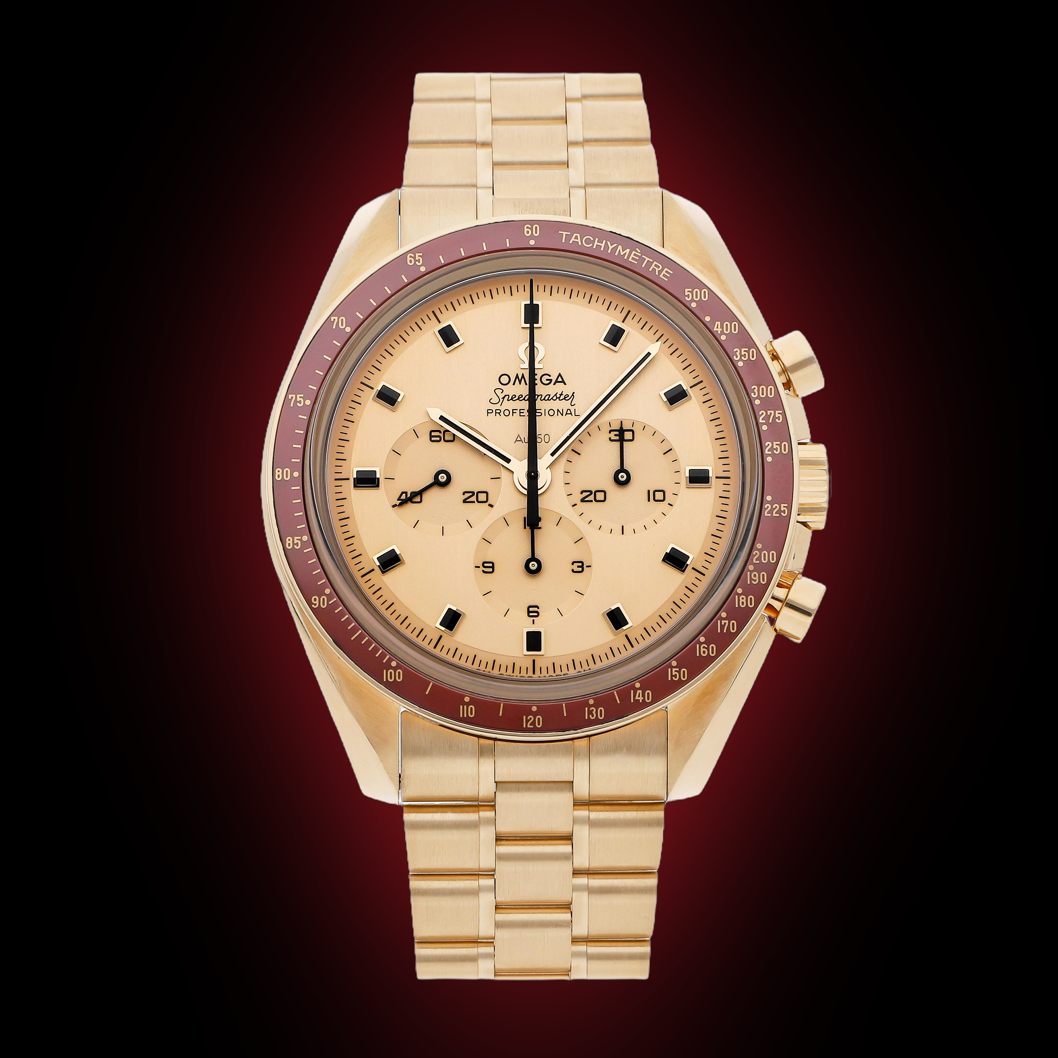Speedmaster Apollo Gold Omega Moon Watch Omega Speedmaster