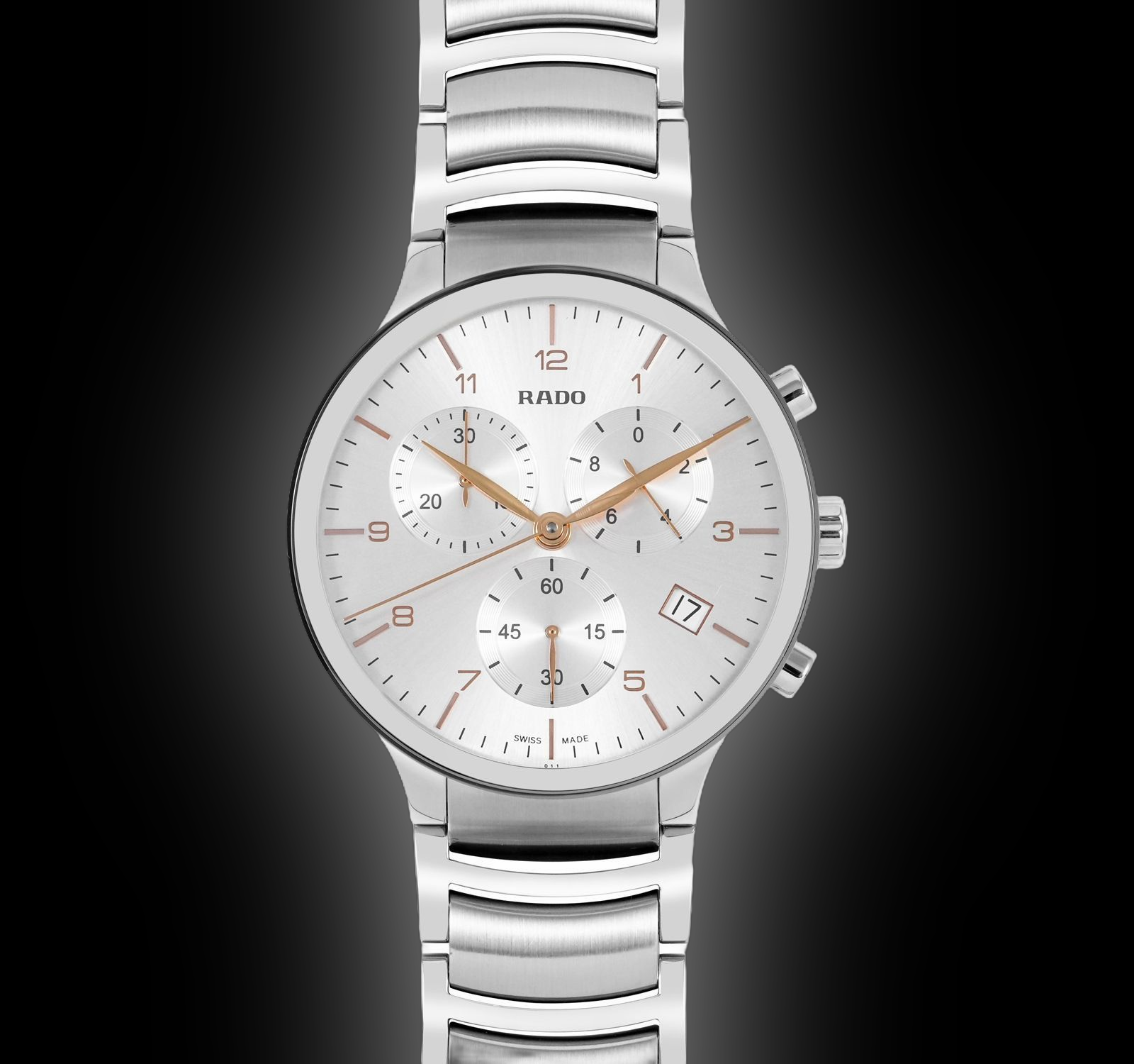 Rado Centrix 3012 Dark Grey Dial, Stainless Steel