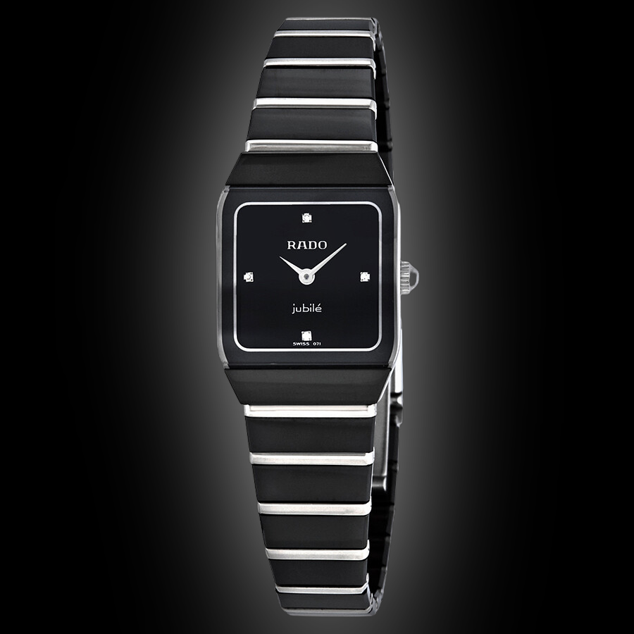 Rado Anatom R10398761 Black Dial, Ceramic, Jubile, Ladies Watch