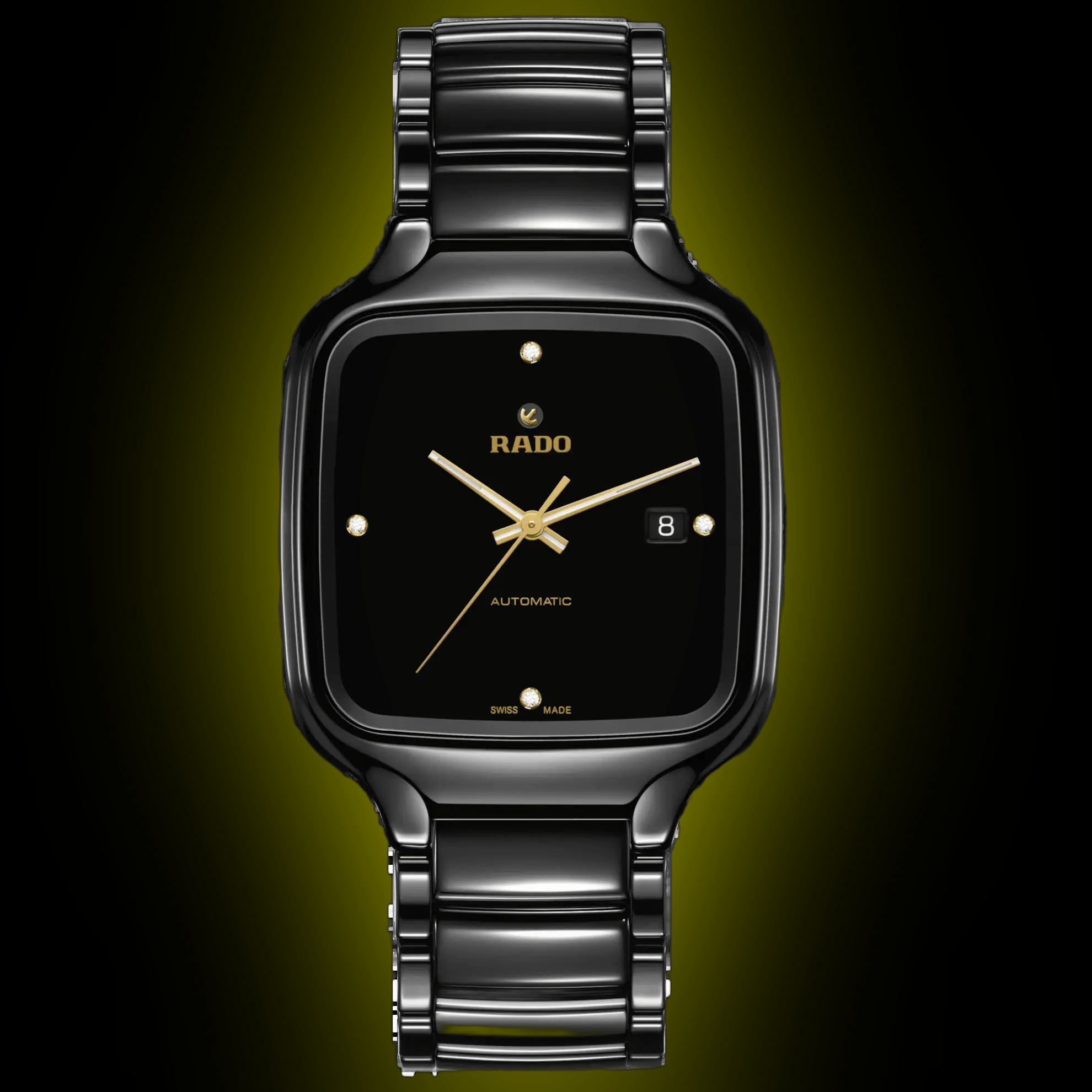 M*i様 RADO ブラックゴールド スクエア腕時計 M*i様 RADO ブラック