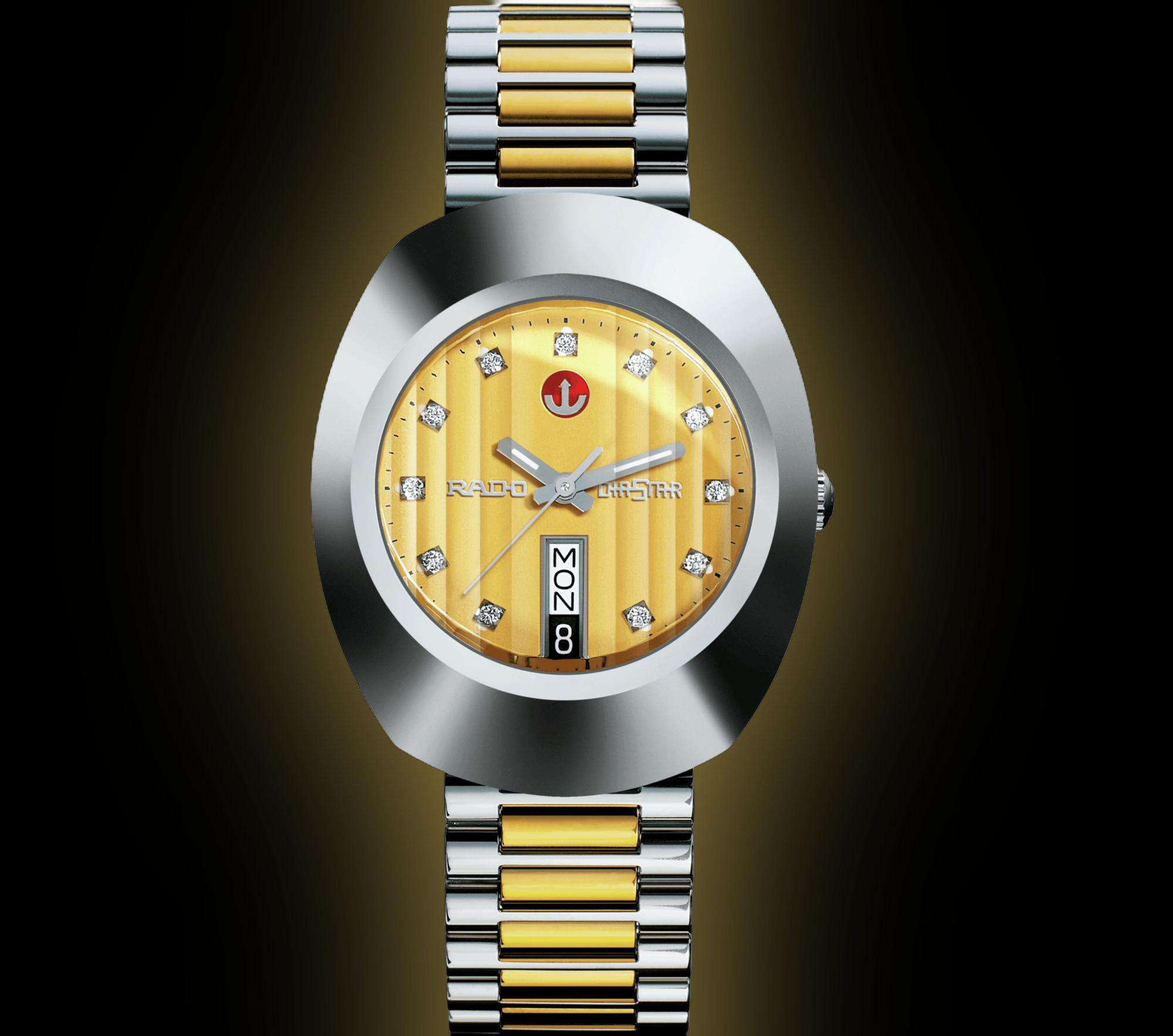 RADO他 アナログ時計 ゴールド シルバー RADO - ラドー RADO メンズ 腕時計 シルバー 電池交換済
