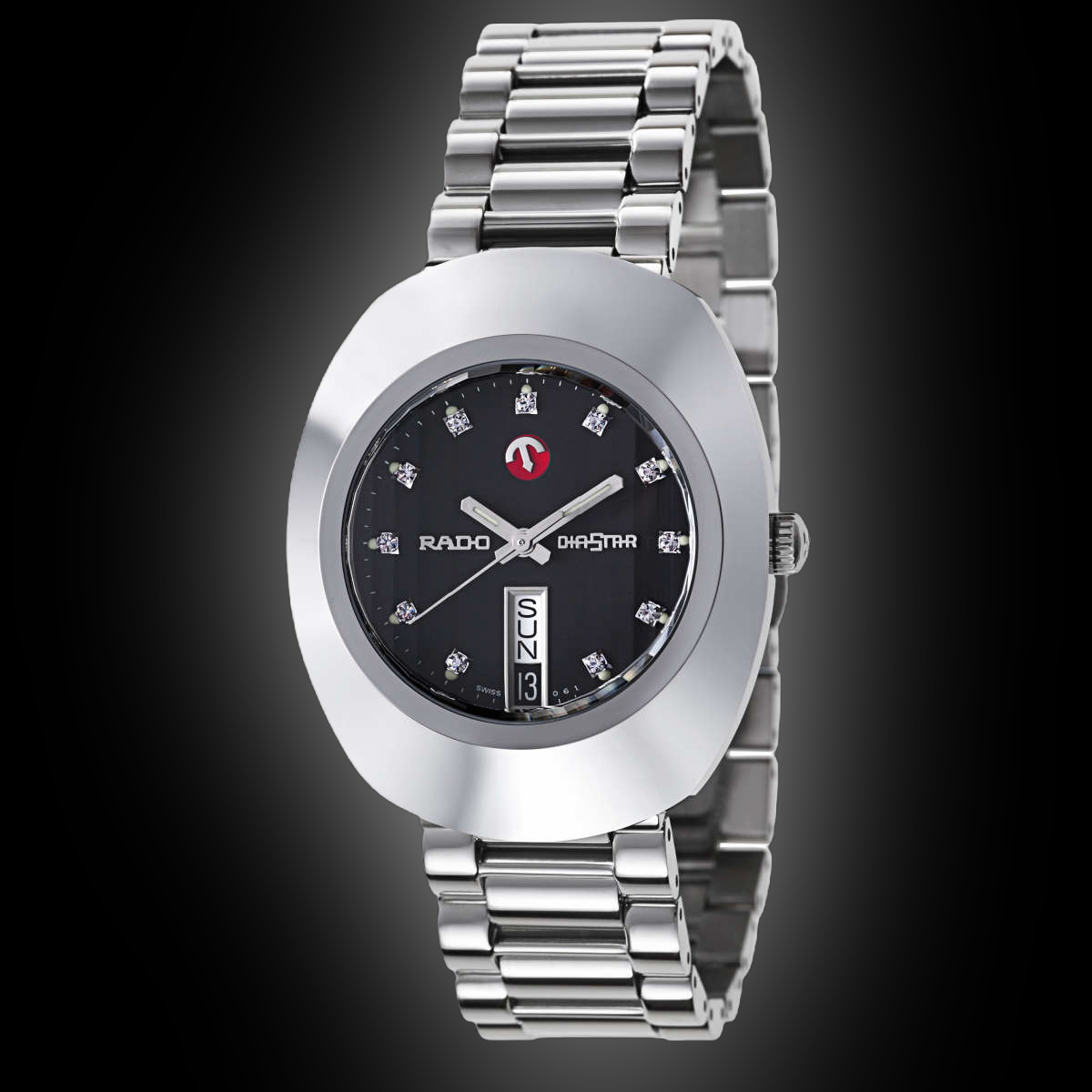 RADO DiaStar シルバー Rado DiaStar Automatic Unisex Man Quartz Watch Swiss Diamond