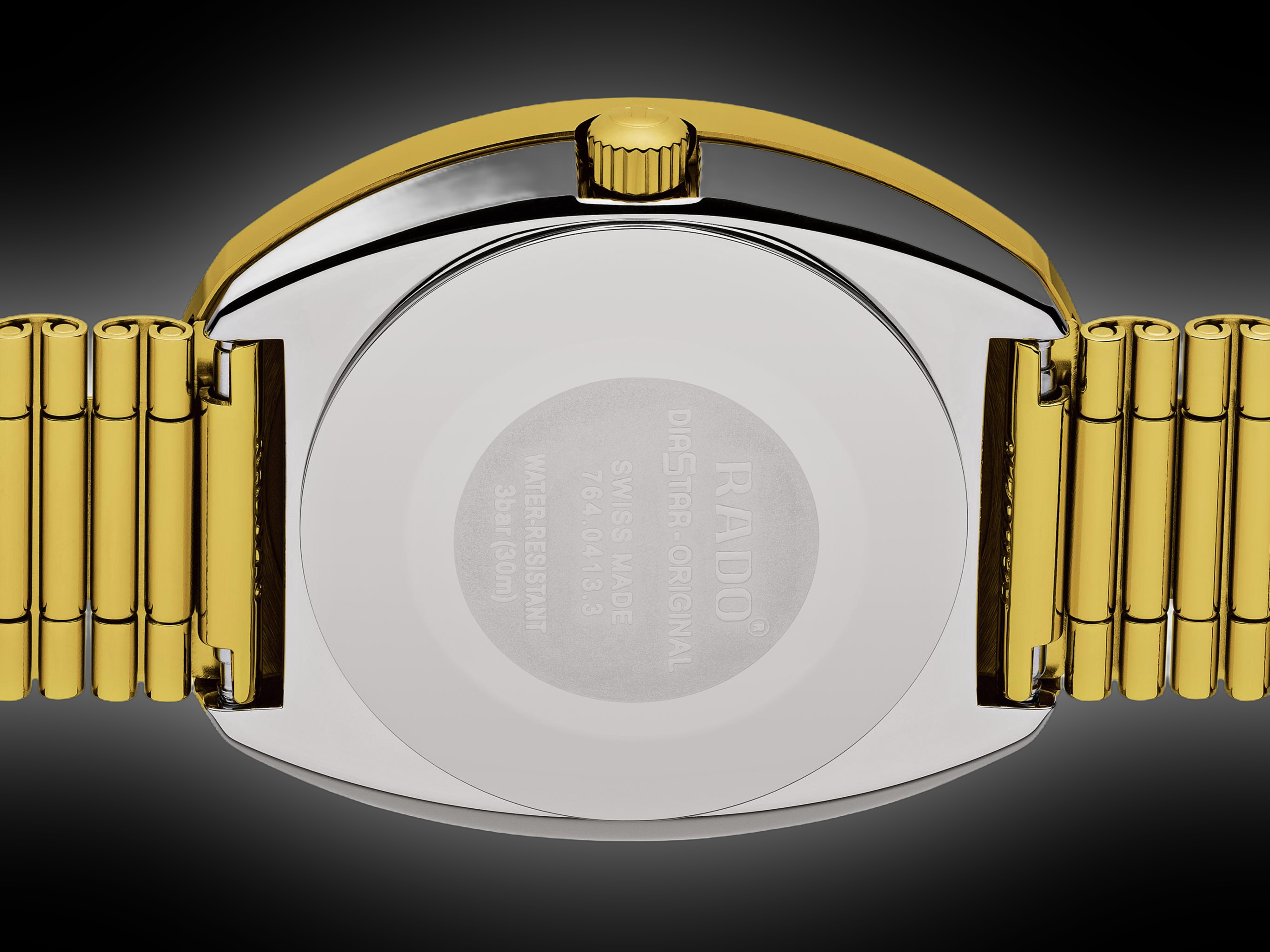 専用　RADO DIASTAR ゴールド 電池交換済 ELMITEX伸縮ブレス RADO DIASTAR ゴールド 電池交換済 ELMITEX伸縮ブレス
