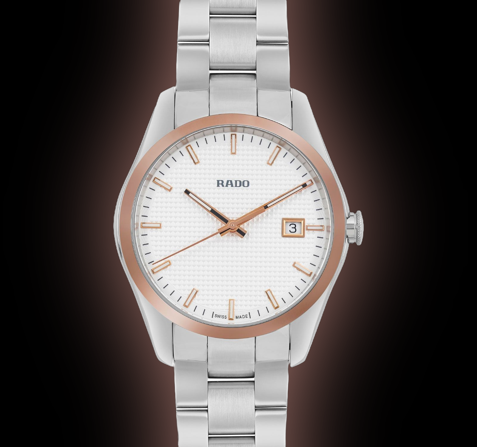 Rado HyperChrome 3218 White Dial, Stainless Steel, Quartz, Men's Watch