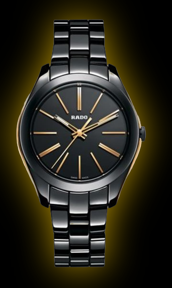 RADO　ボールペン Rado HyperChrome R32214152 Black Dial, Ceramic, Quartz, Ladies Watch