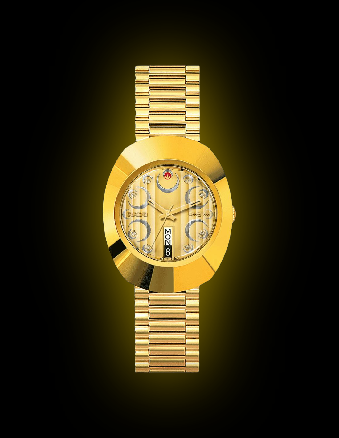 Rado Original 1241 Gold-Tone Dial, 35.0 mm, Analog, Automatic Men's Watch