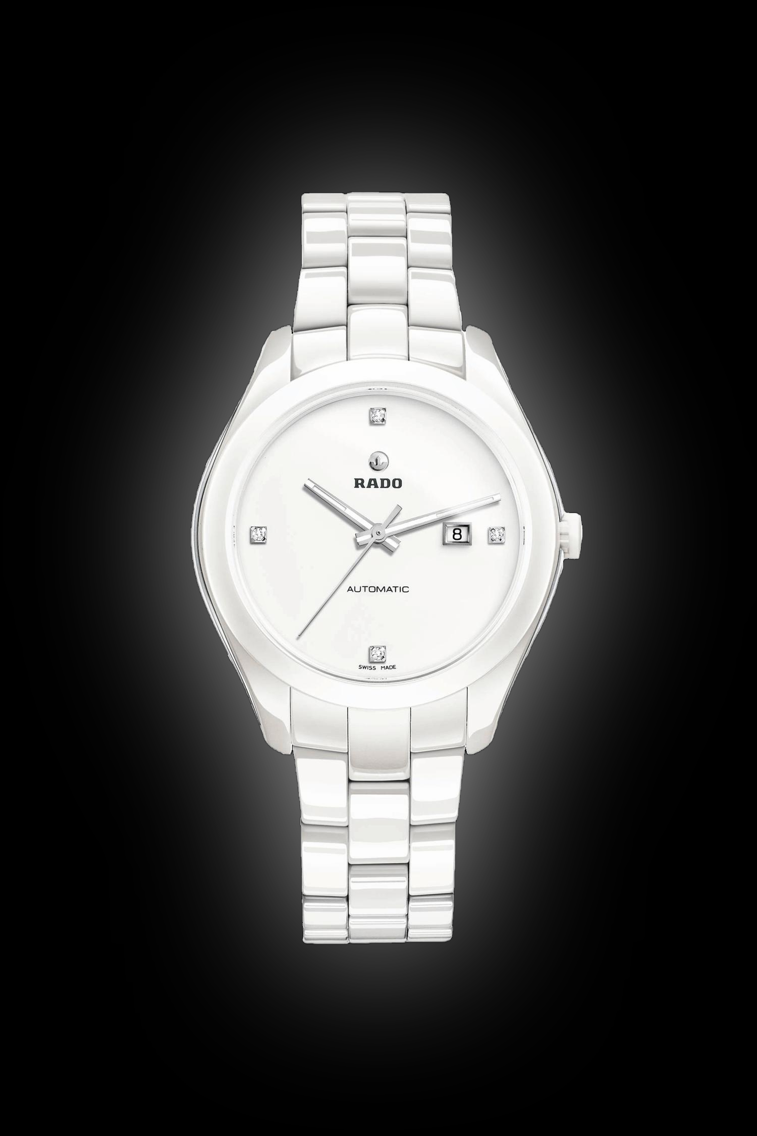 Rado HyperChrome 3225 White Dial, 36.0 mm, High-Tech Ceramic