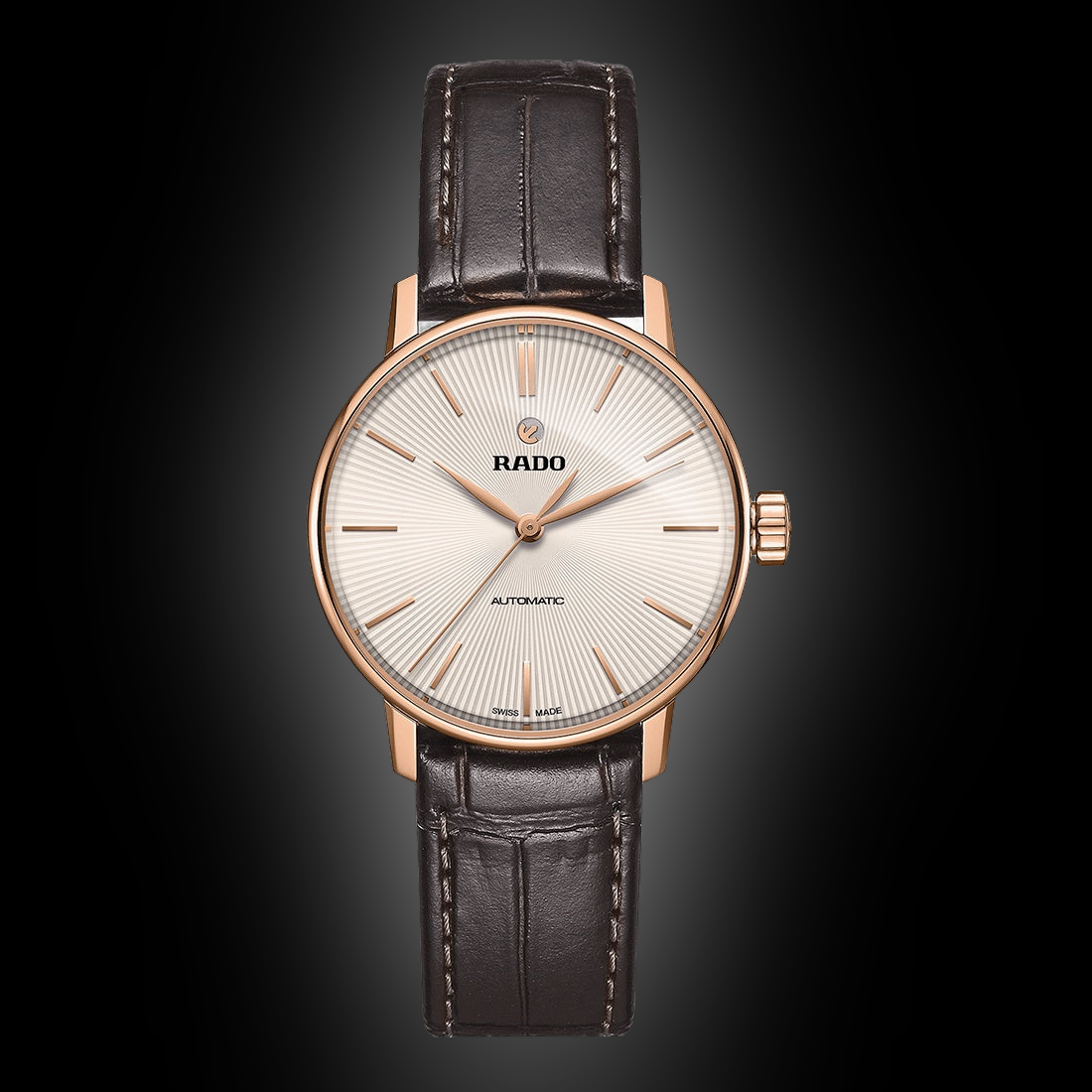 Rado Coupole 2286 White Dial, Stainless Steel, 31.8 mm, 50.0 m