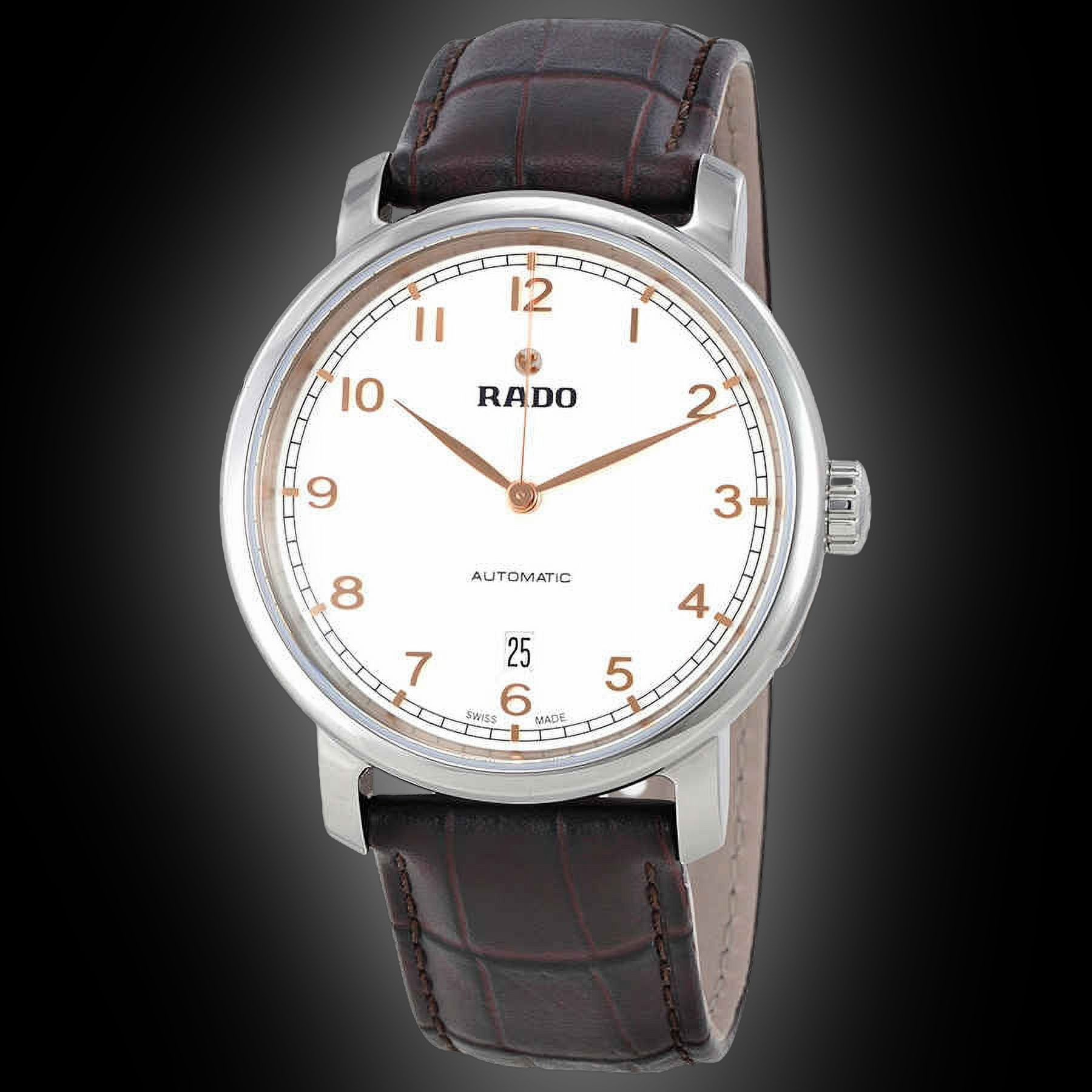 Rado DiaMaster 1407 White Dial, Carbon-Diffused Steel, Automatic