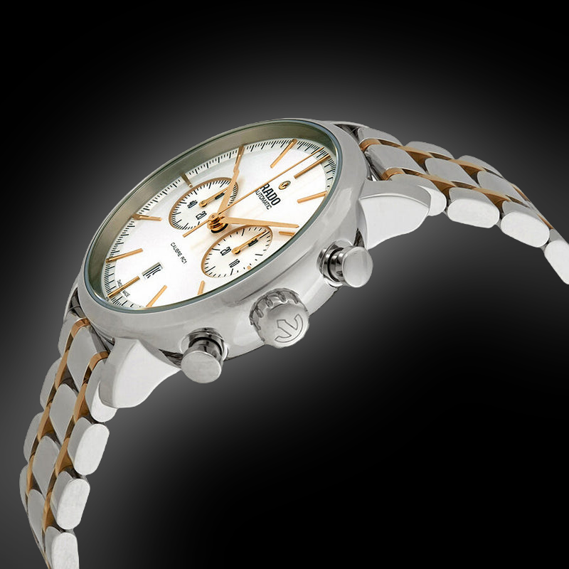 Rado DiaMaster 1407 Silver-Tone Dial, Stainless Steel, Chronograph