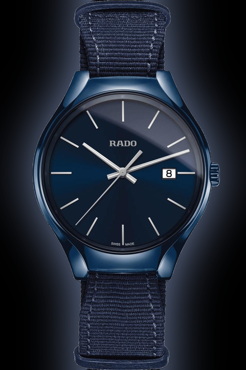 FROM、RADO Calypso 手巻き時計 青色、純銀製925 FROM、RADO Calypso