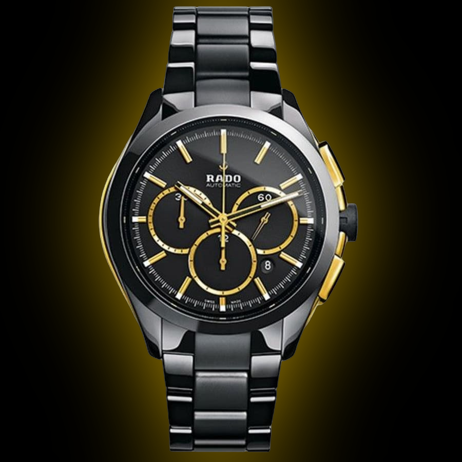Rado HyperChrome 3227 Black Dial, 51.0 mm, Chronograph