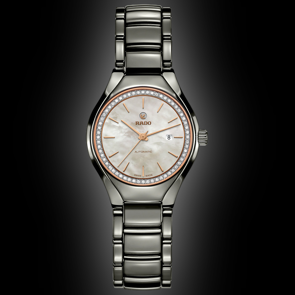 Rado TRUE Round 2724 White Dial, Plasma High-Tech Ceramic, Titanium, 30 ...