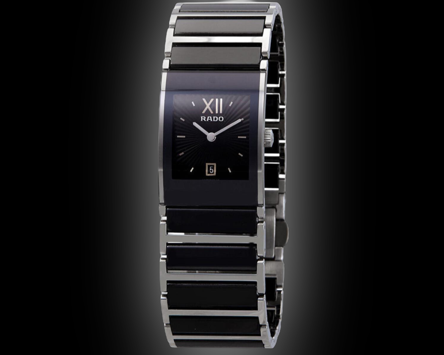 Rado Integral 2078 Black Dial, Stainless Steel, mm, Ladies Watch