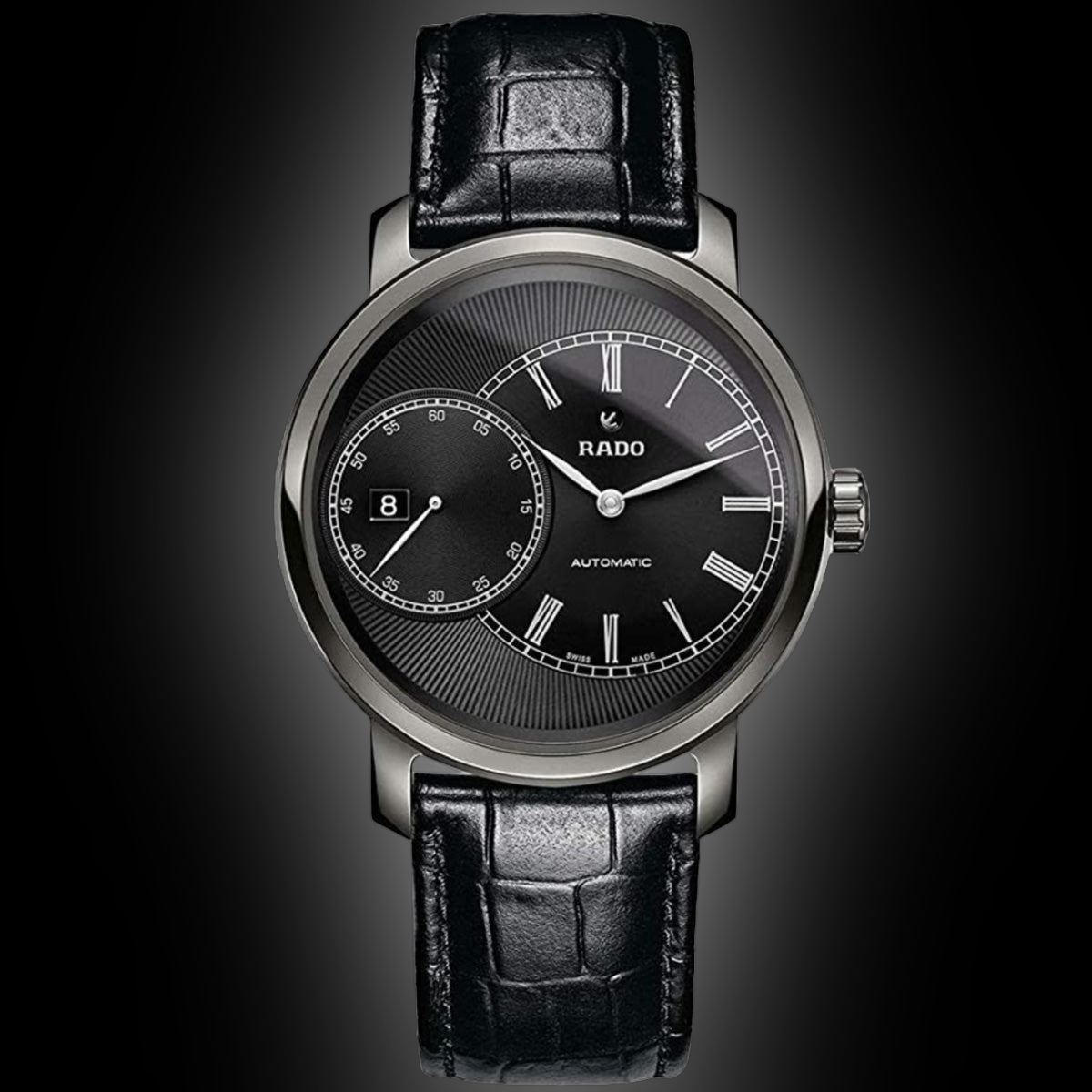 Rado DiaMaster 1413 Black Dial, High-Tech Ceramic, Automatic