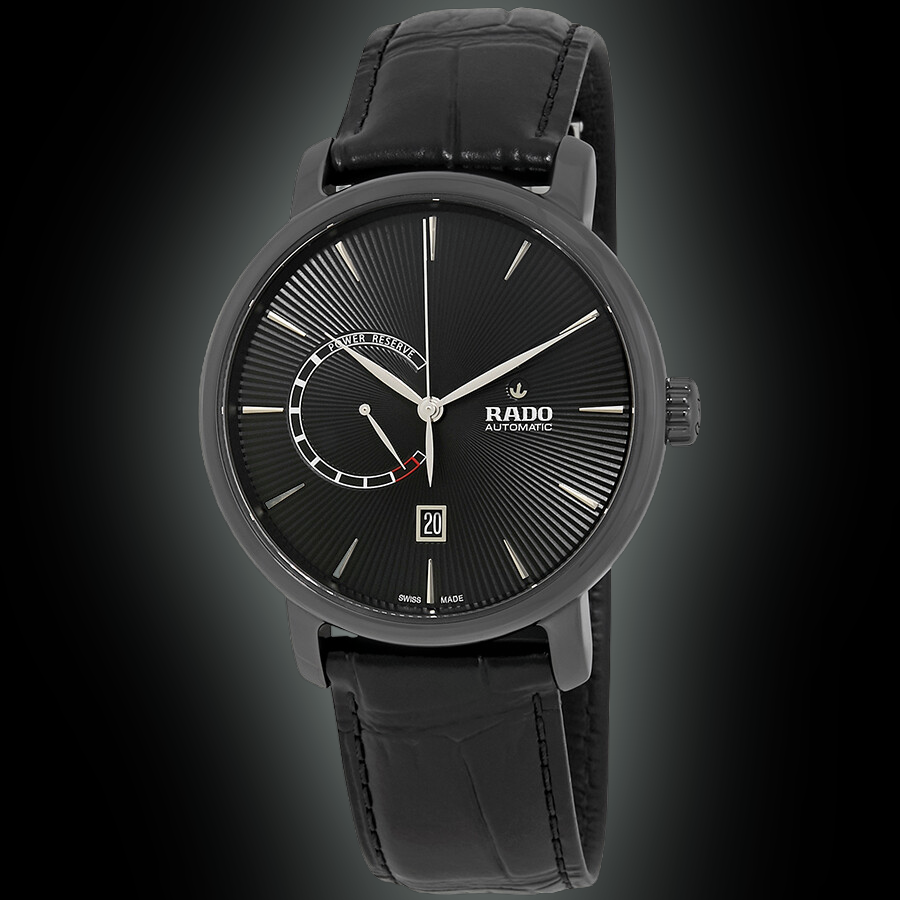 Rado DiaMaster 1413 Black Dial, High-Tech Ceramic, Automatic