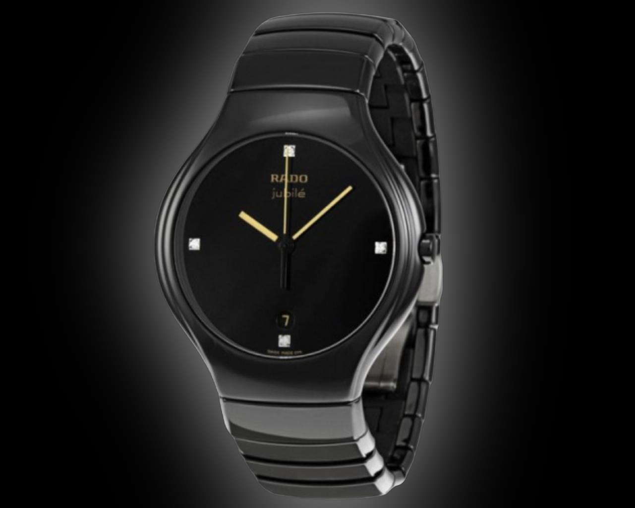 Rado TRUE 2765 Black Dial, 38.0 mm, Jubile, Men's Watch