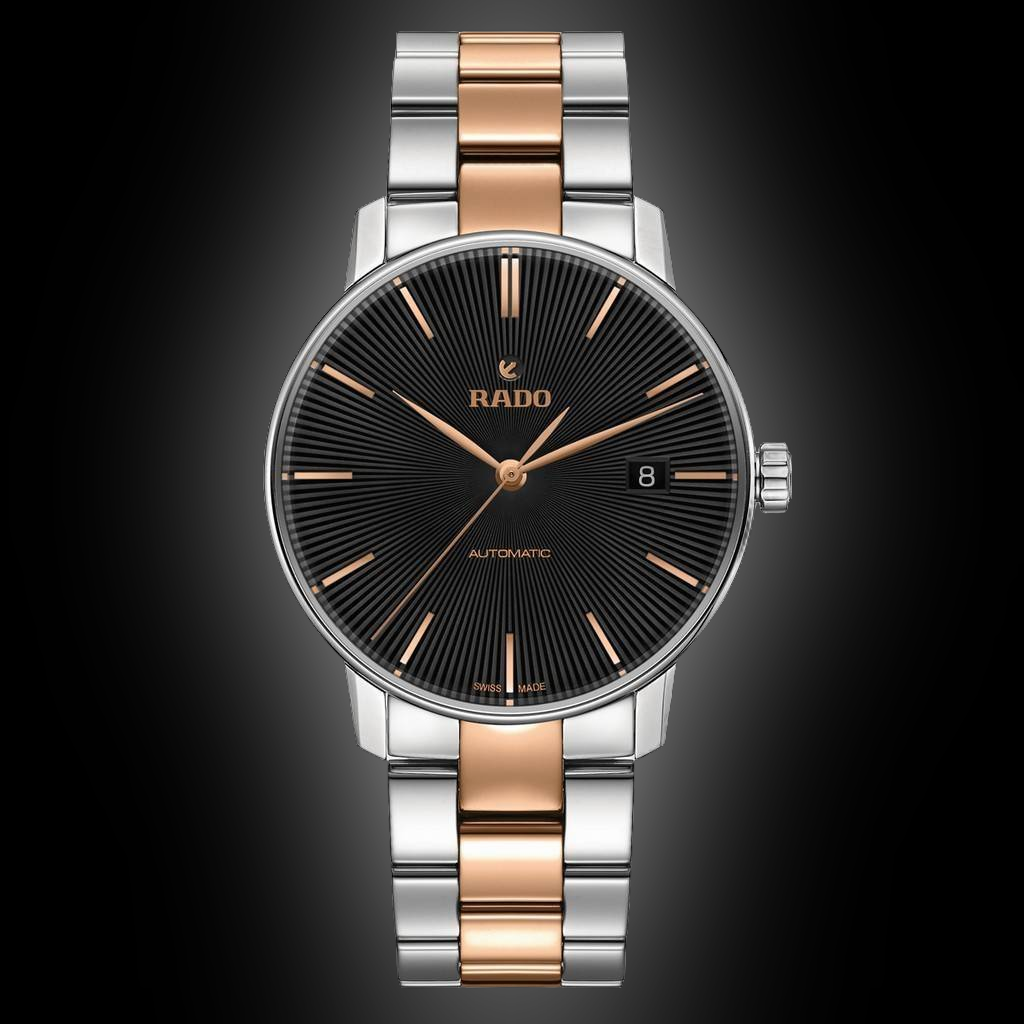 Rado Coupole 2286 Black Dial, Stainless Steel, 38.0 mm, Automatic