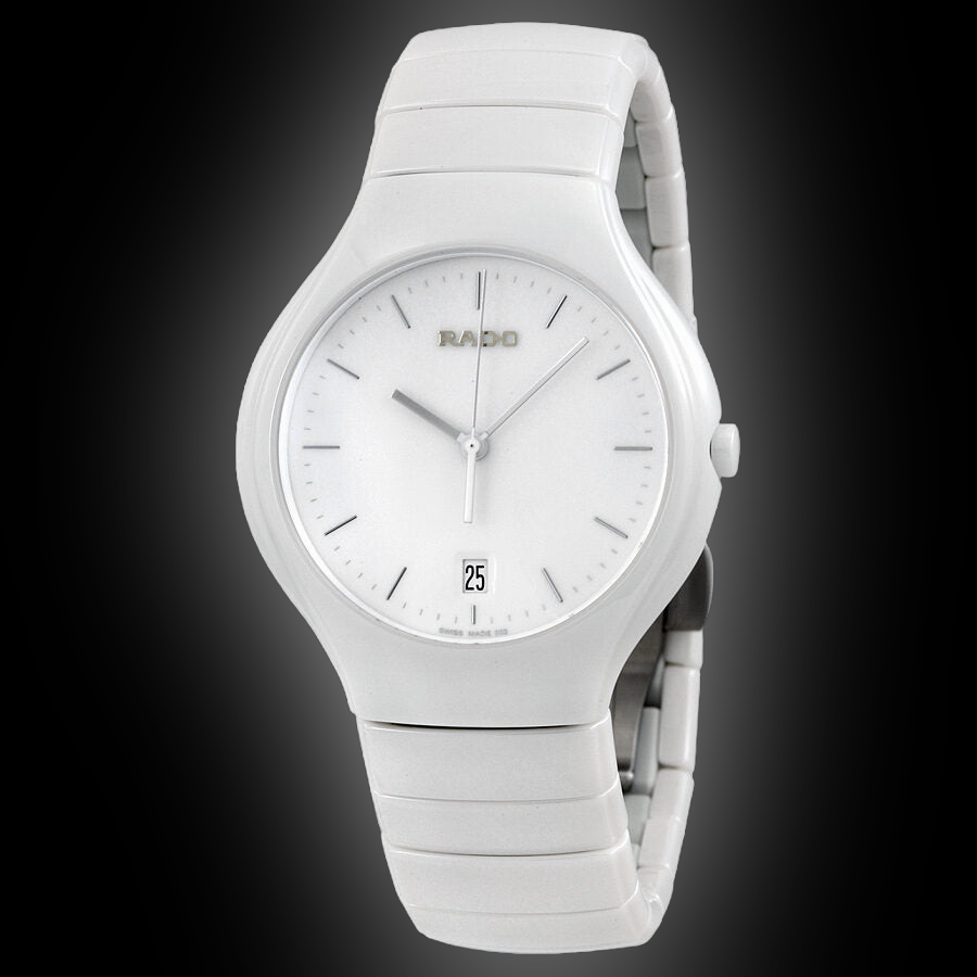 TRUE WHITE DIAL WHITE CERAMIC LADIES WATCH Rado Ladies Watch True White Quarzo 30 mm for $1,763 for  main image 2