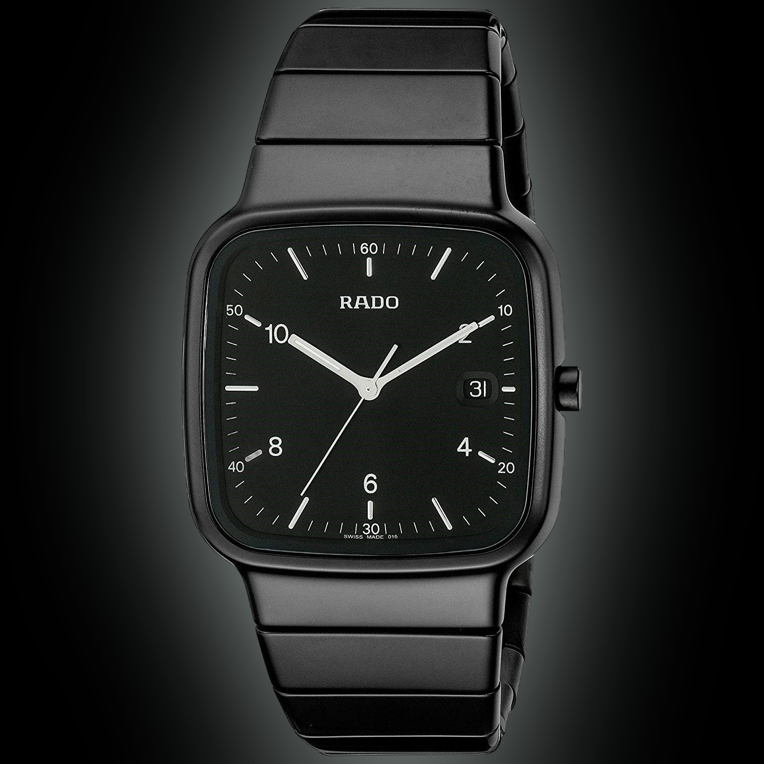 Rado TRUE 2888 Black Dial, 38.0 mm, R5.5, Ceramic