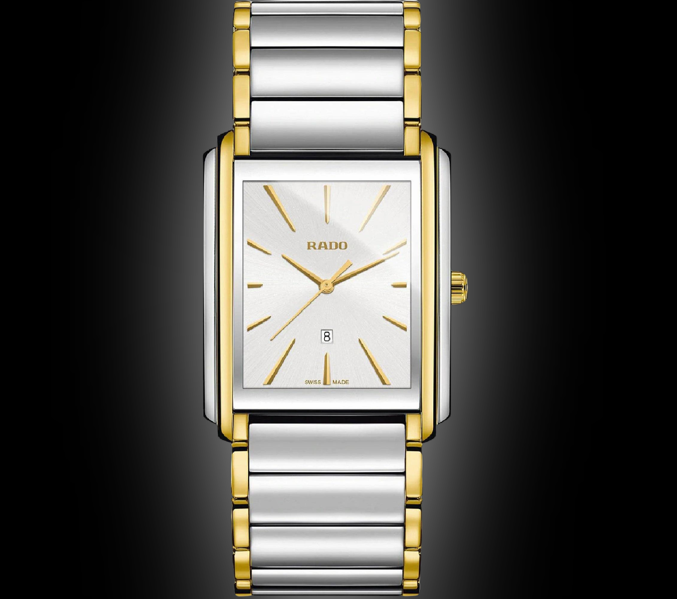 Rado Integral 2099 Silver Dial, Gold-Tone Stainless Steel, Analog