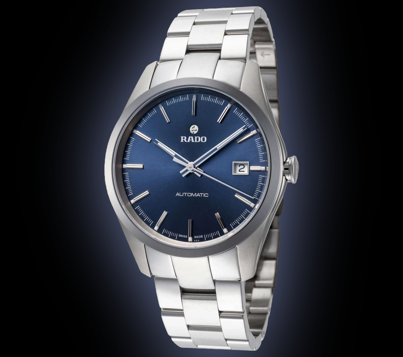 Rado HyperChrome 3211 Blue Dial, Ceramic, 47.8 mm, Automatic Men's