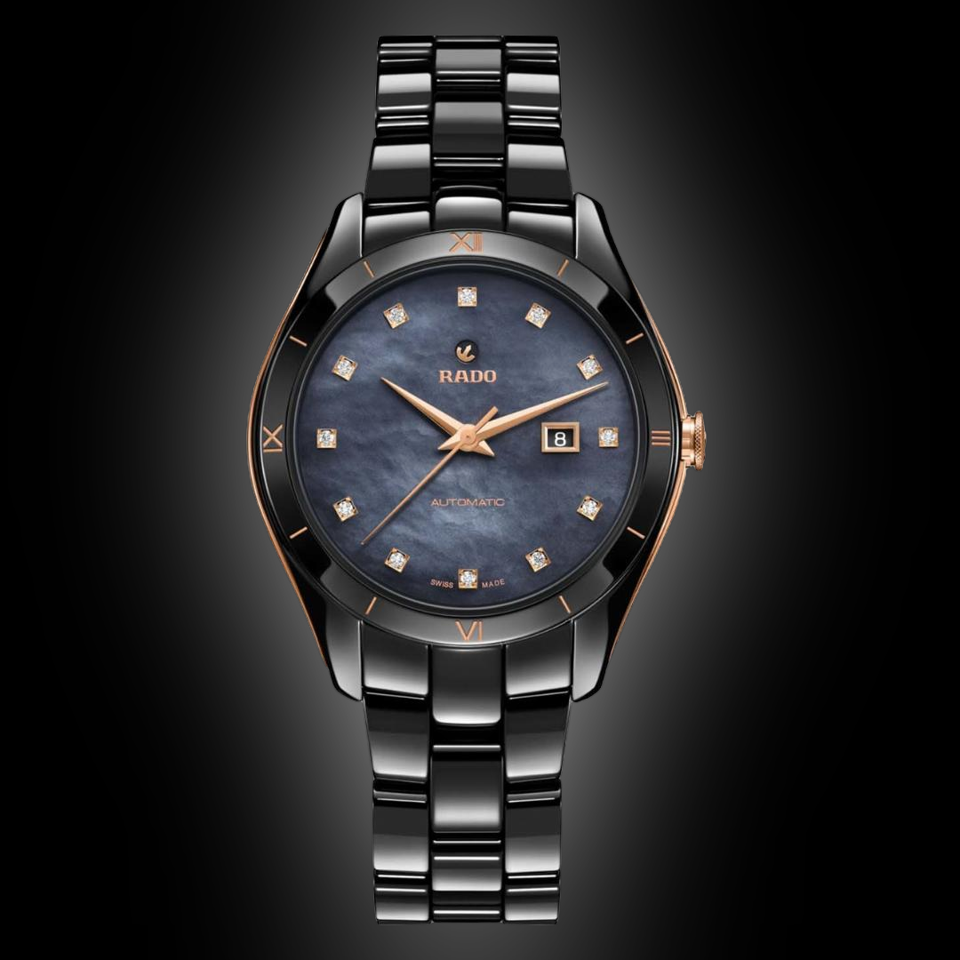 Rado HyperChrome 3204 Black Dial, Titanium, Diamonds, Automatic
