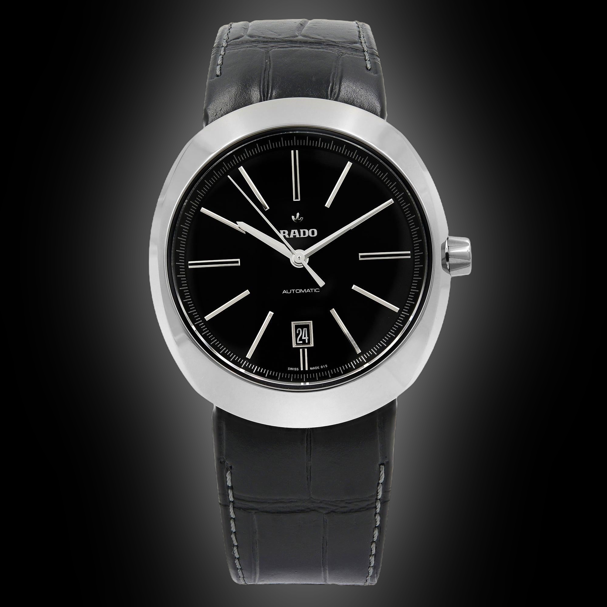 Rado 腕時計 Rado D-Star 1576 Black Dial, Ceramic, 42.0 mm, Automatic