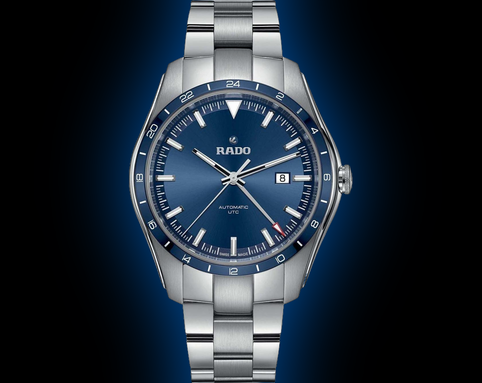 Rado HyperChrome 3211 Blue Dial, Ceramic, 47.8 mm, Automatic Men's