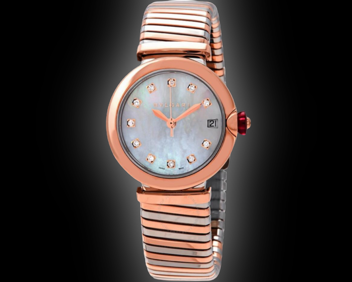 Bulgari Lvcea Skeleton Dial, Stainless Steel, 33.0 mm, Self