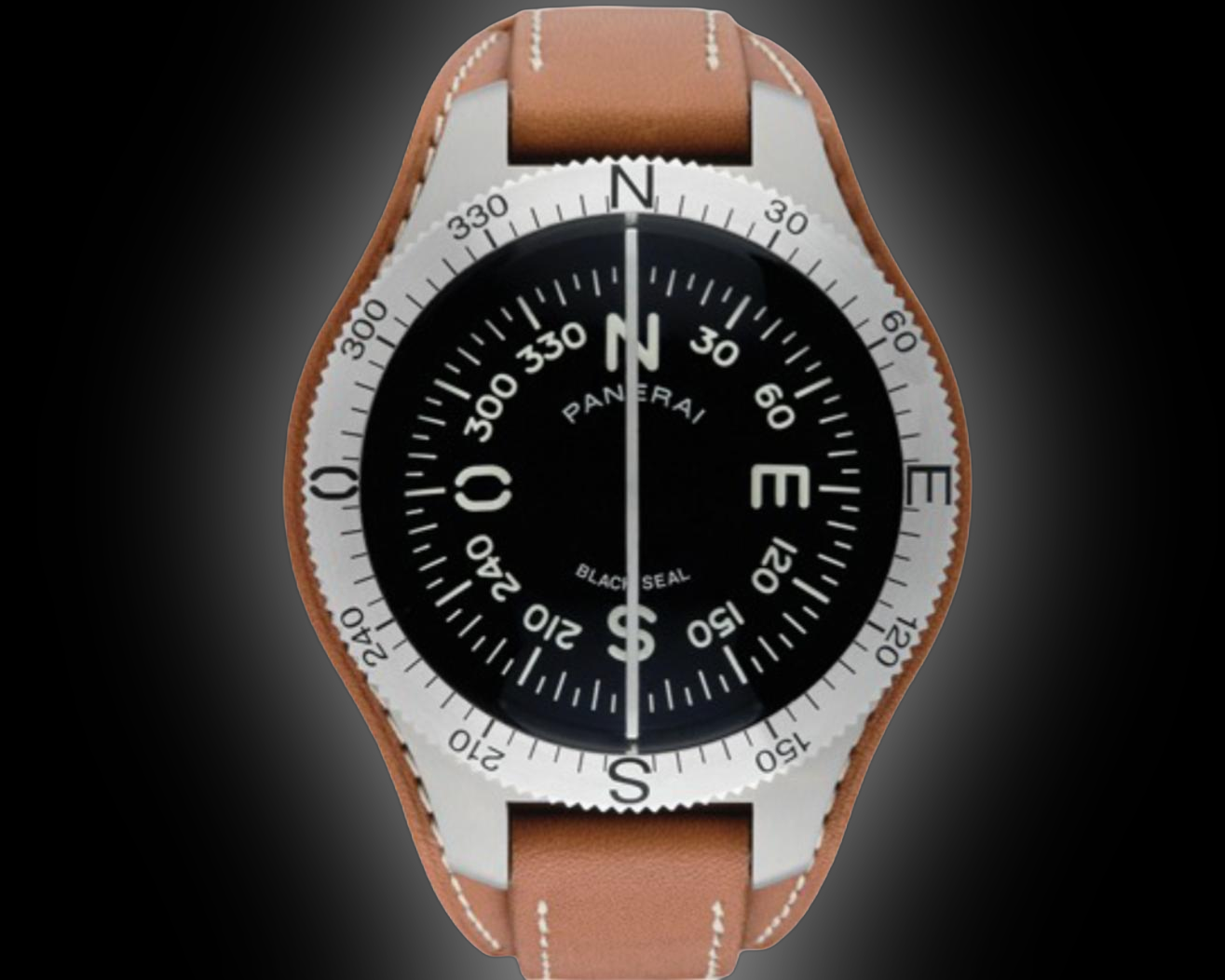Panerai Clocks & Instruments 00191 Black Dial, Titanium, 60.0 mm