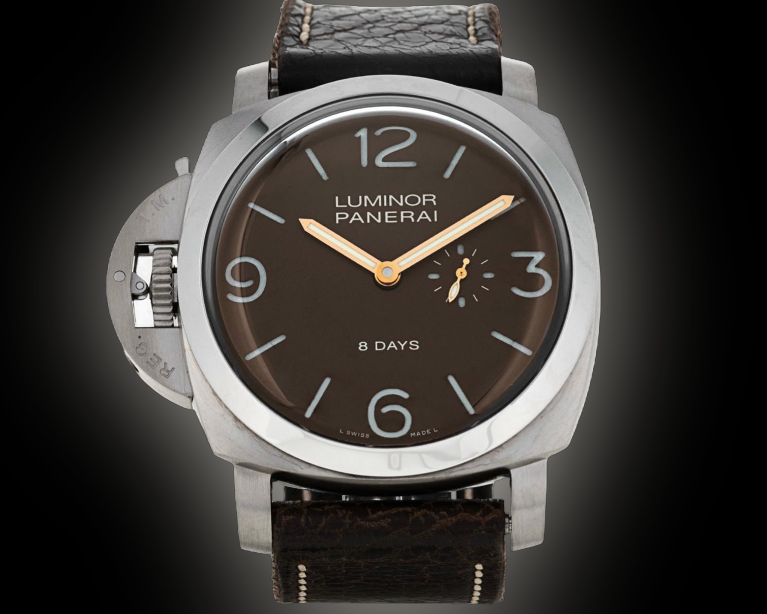 Panerai Luminor 1950 00368 Brown Dial, Titanium, 47.0 mm, Self Winding