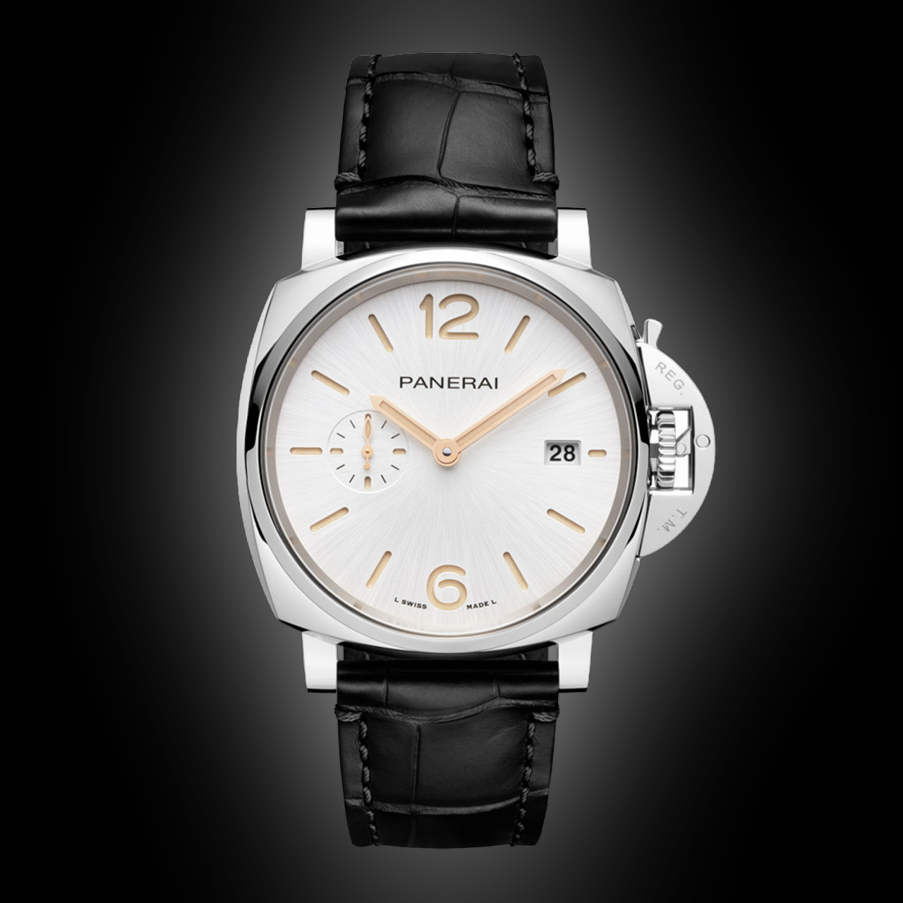 Panerai Luminor Due 01388 White Dial, Polished Steel, 42.0 mm, Self Winding
