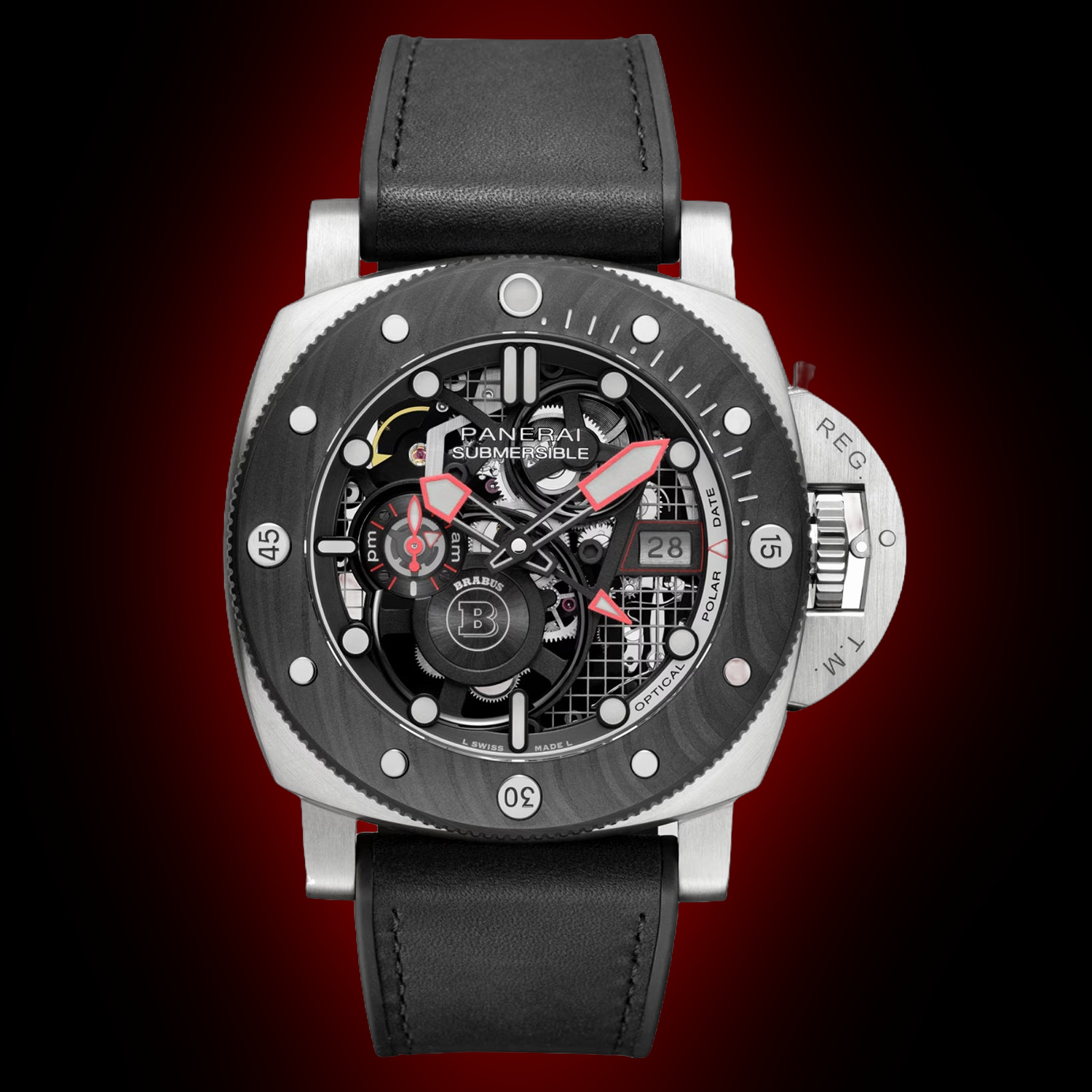 Panerai Submersible S Brabus 01403 Ecotitanium, mm, Carbotech