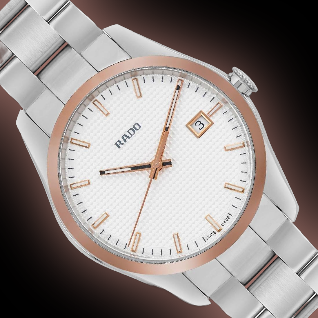 Rado HyperChrome 3218 Silver Dial, Ceramos, 40.0 mm, Men's Watch