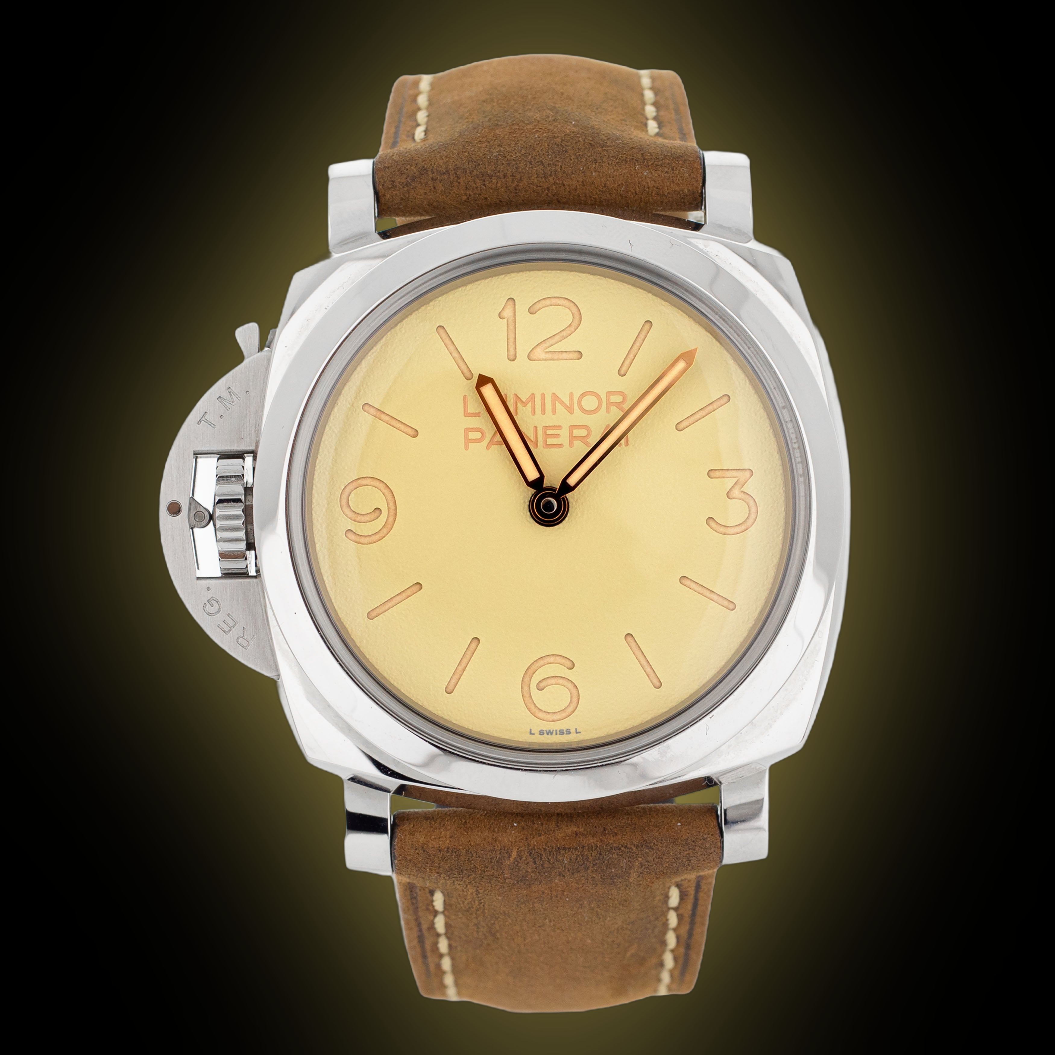 Panerai Luminor 1950 01075 Beige Dial, Stainless Steel, 47.0 mm