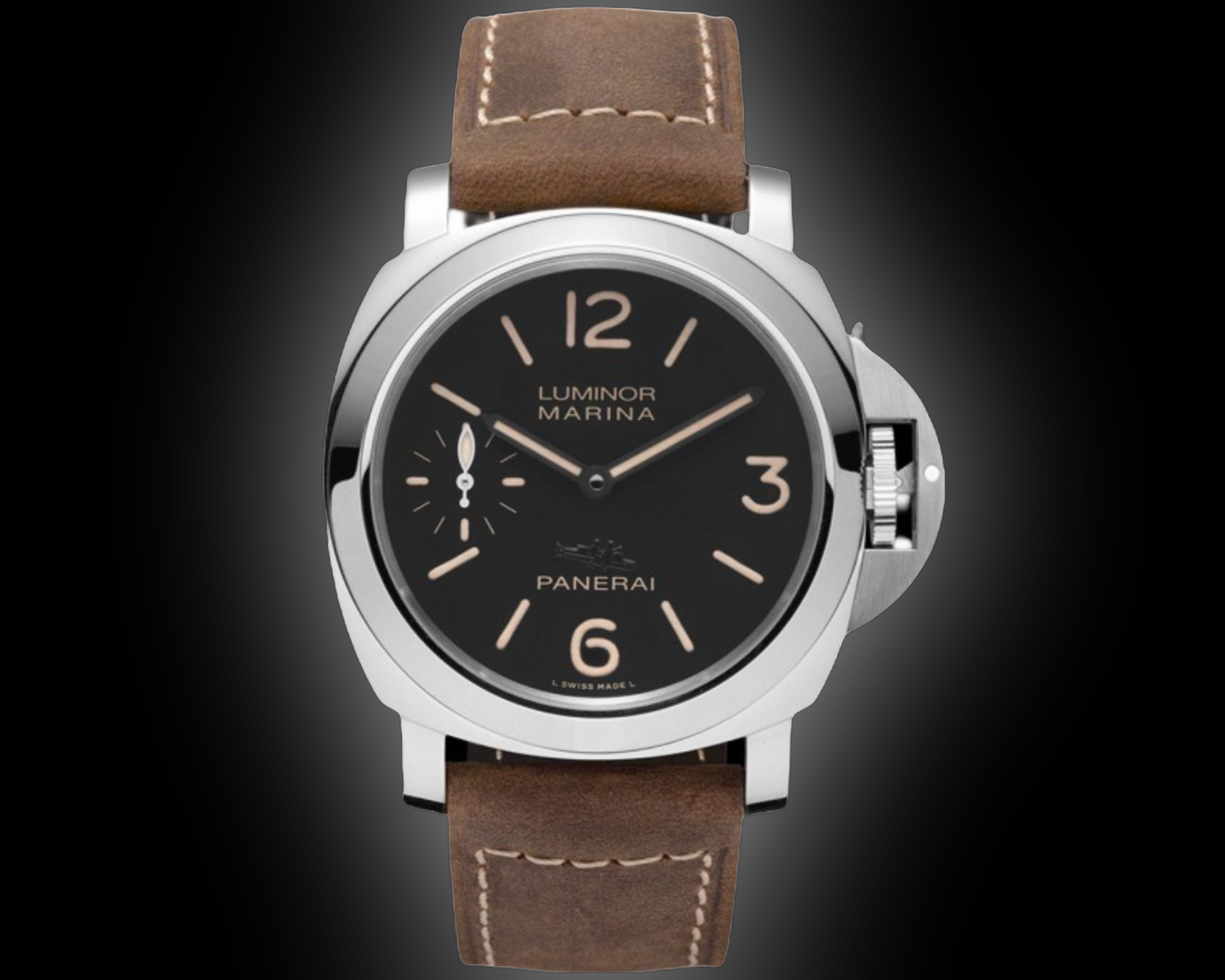 Panerai Luminor Marina 00460 Black Dial, Stainless Steel, 44.0 mm