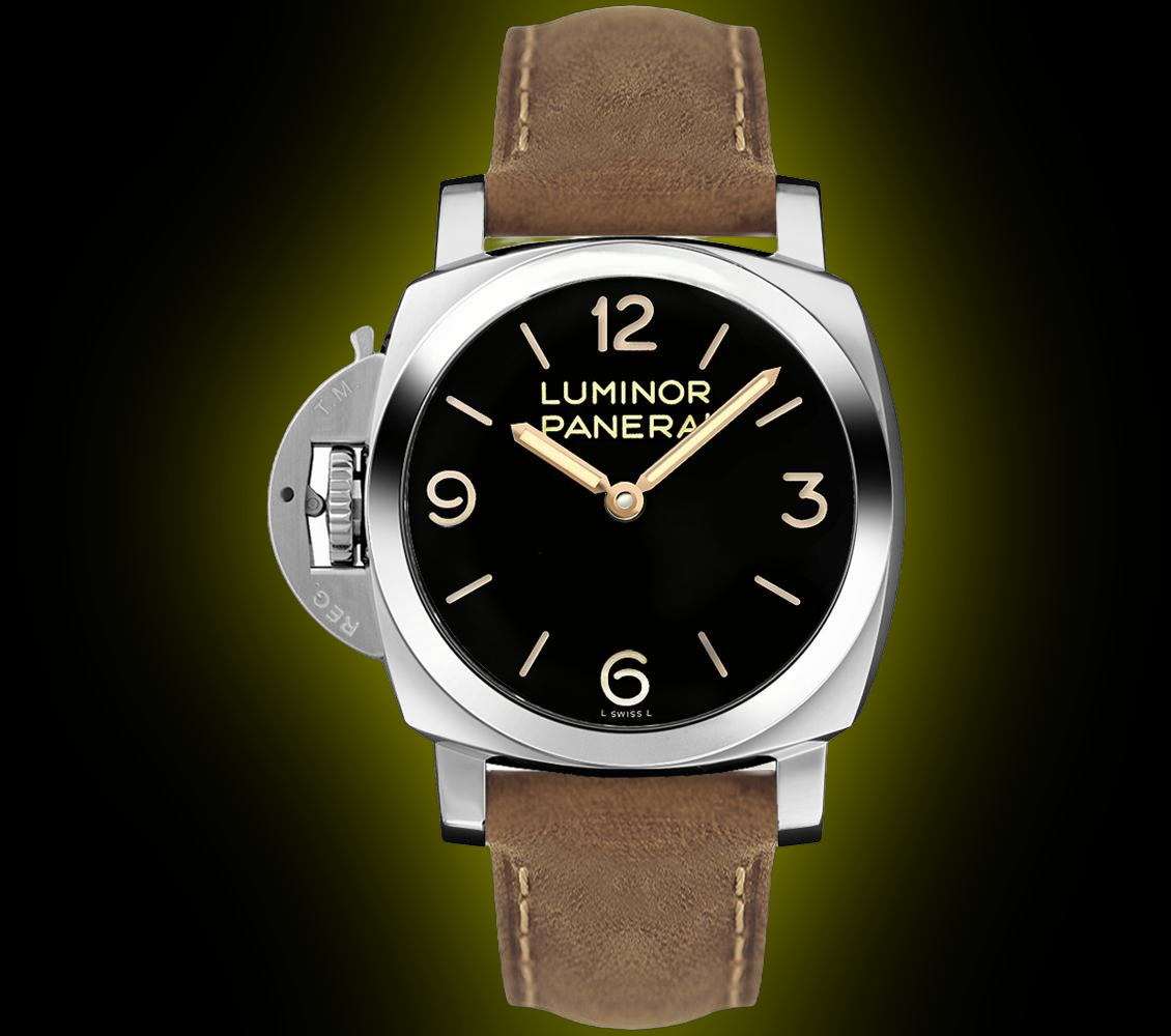 Panerai Luminor 1950 00557 Black Dial, Stainless Steel, 47.0 mm