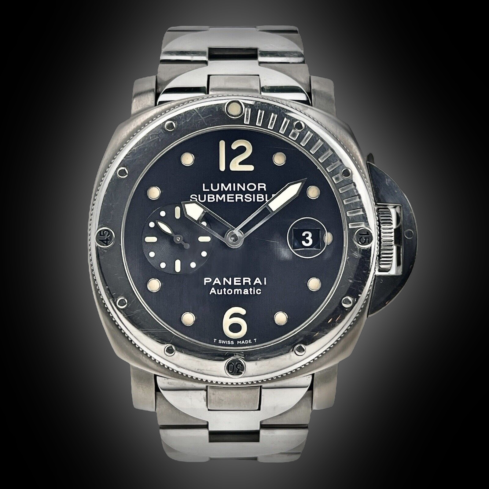 Panerai Luminor Chrono 00072 Black Dial, Titanium, 40.0 mm