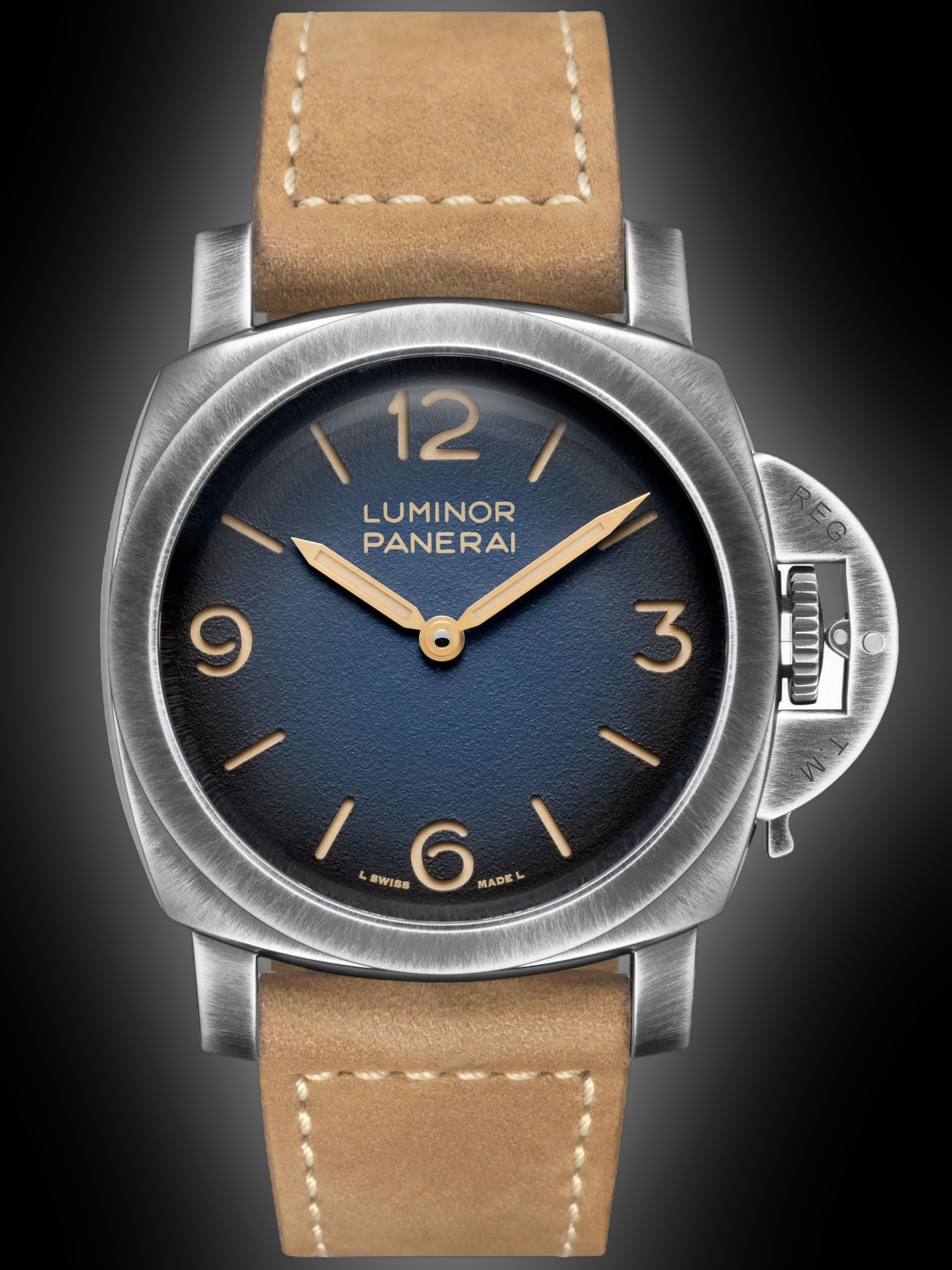 PANERAI SLICE OF TIME 掛け時計 訳あり【PANERAI】パネライ ルミノール PAM00151 QZ 置き時計【ev15